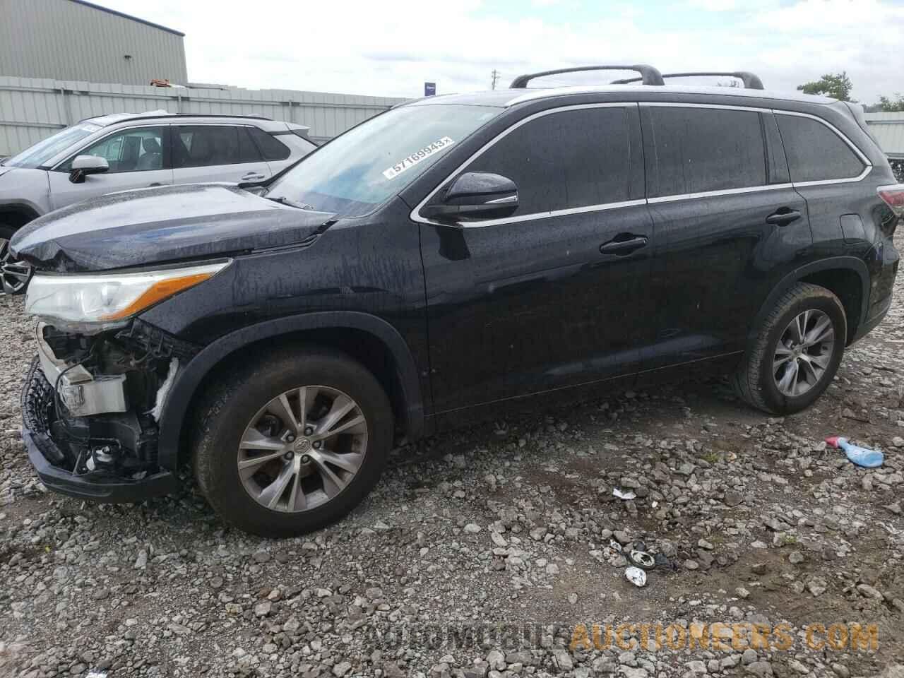 5TDKKRFHXFS080711 TOYOTA HIGHLANDER 2015