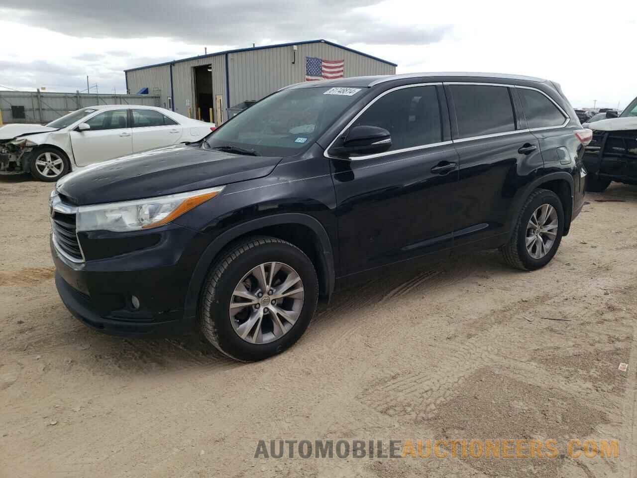 5TDKKRFHXFS080885 TOYOTA HIGHLANDER 2015