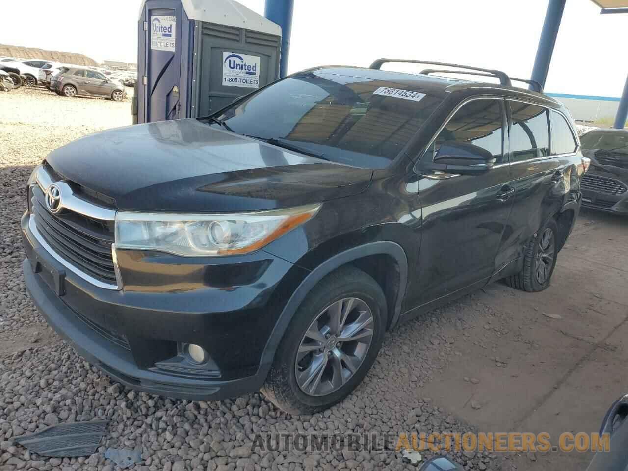 5TDKKRFHXFS085276 TOYOTA HIGHLANDER 2015