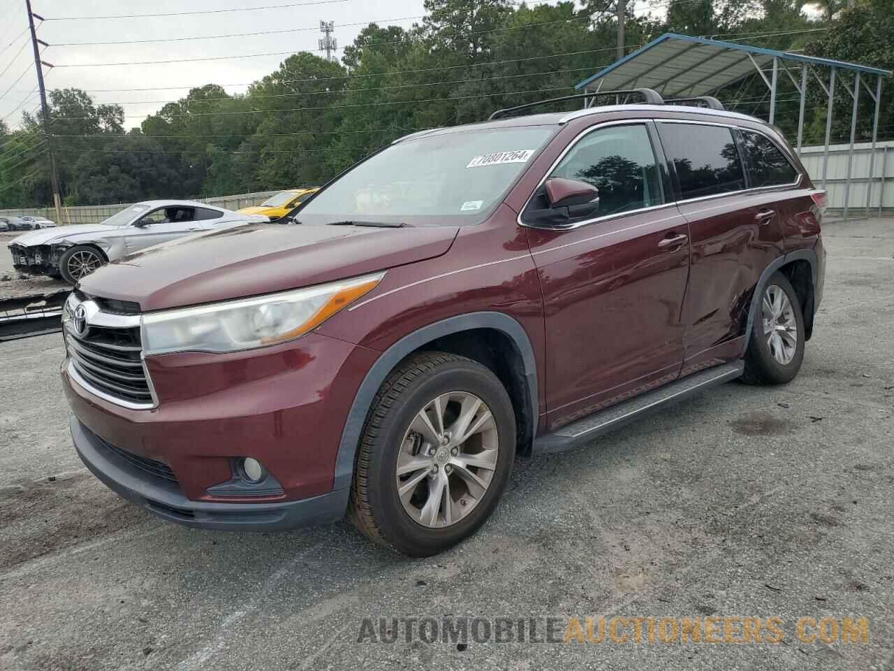 5TDKKRFHXFS092938 TOYOTA HIGHLANDER 2015