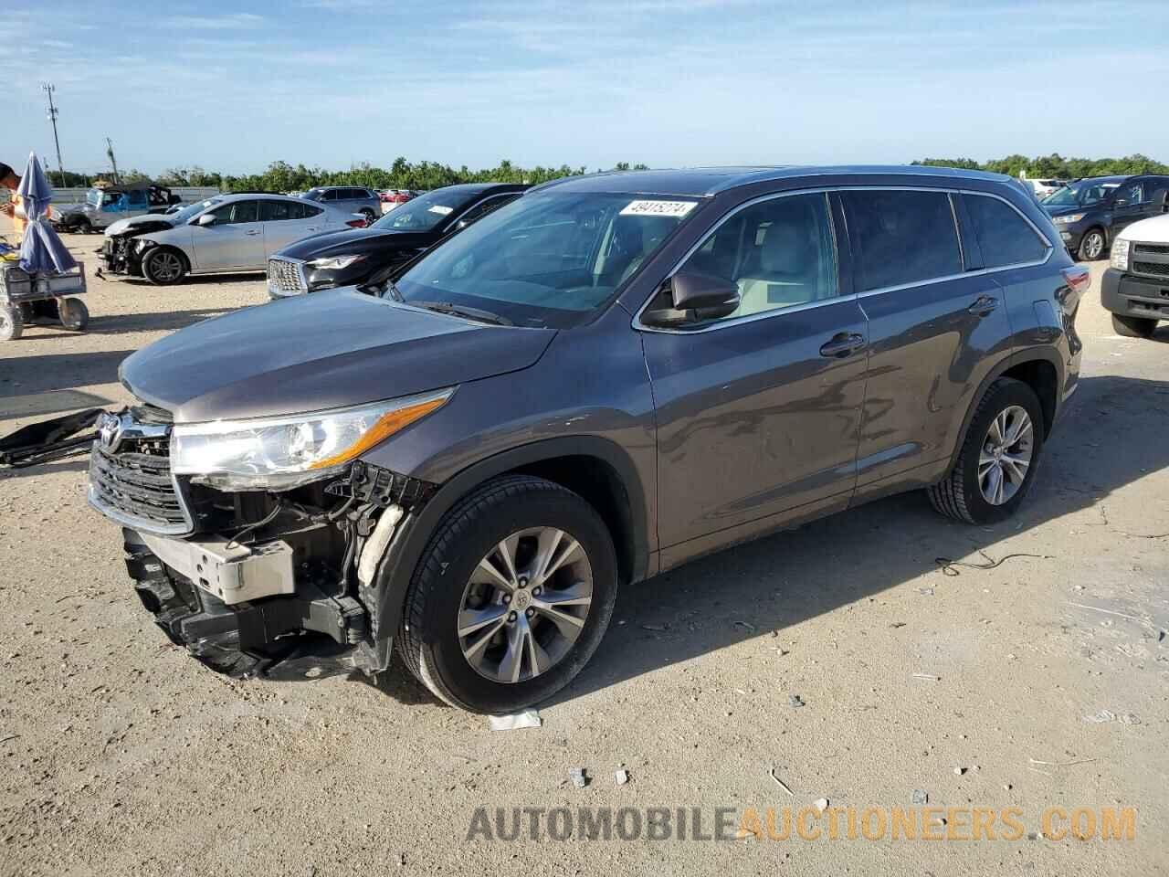 5TDKKRFHXFS097234 TOYOTA HIGHLANDER 2015