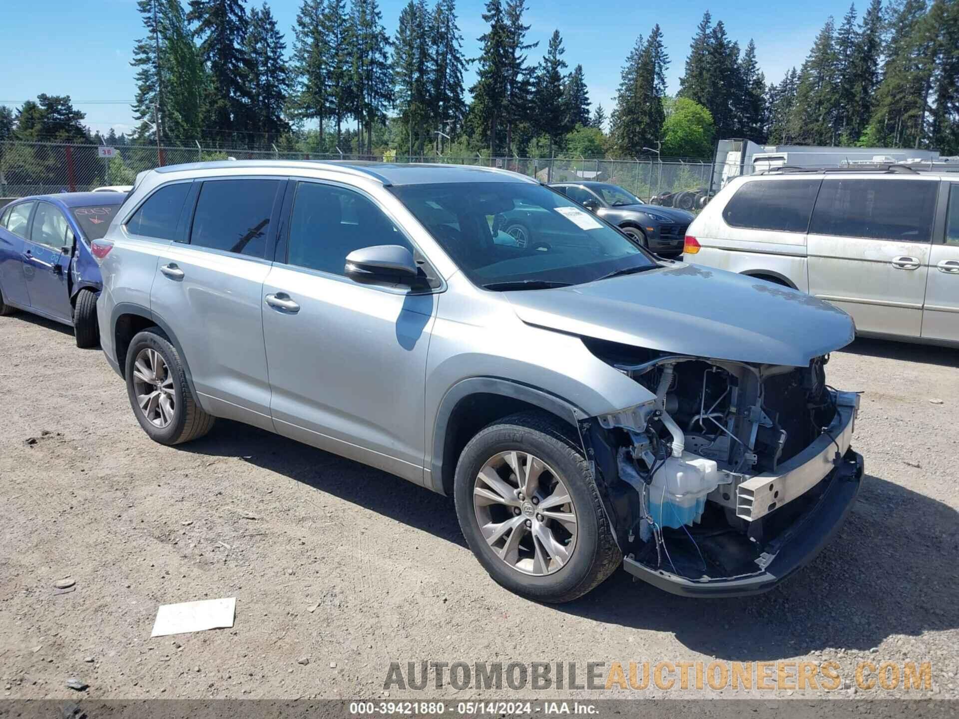 5TDKKRFHXFS098951 TOYOTA HIGHLANDER 2015