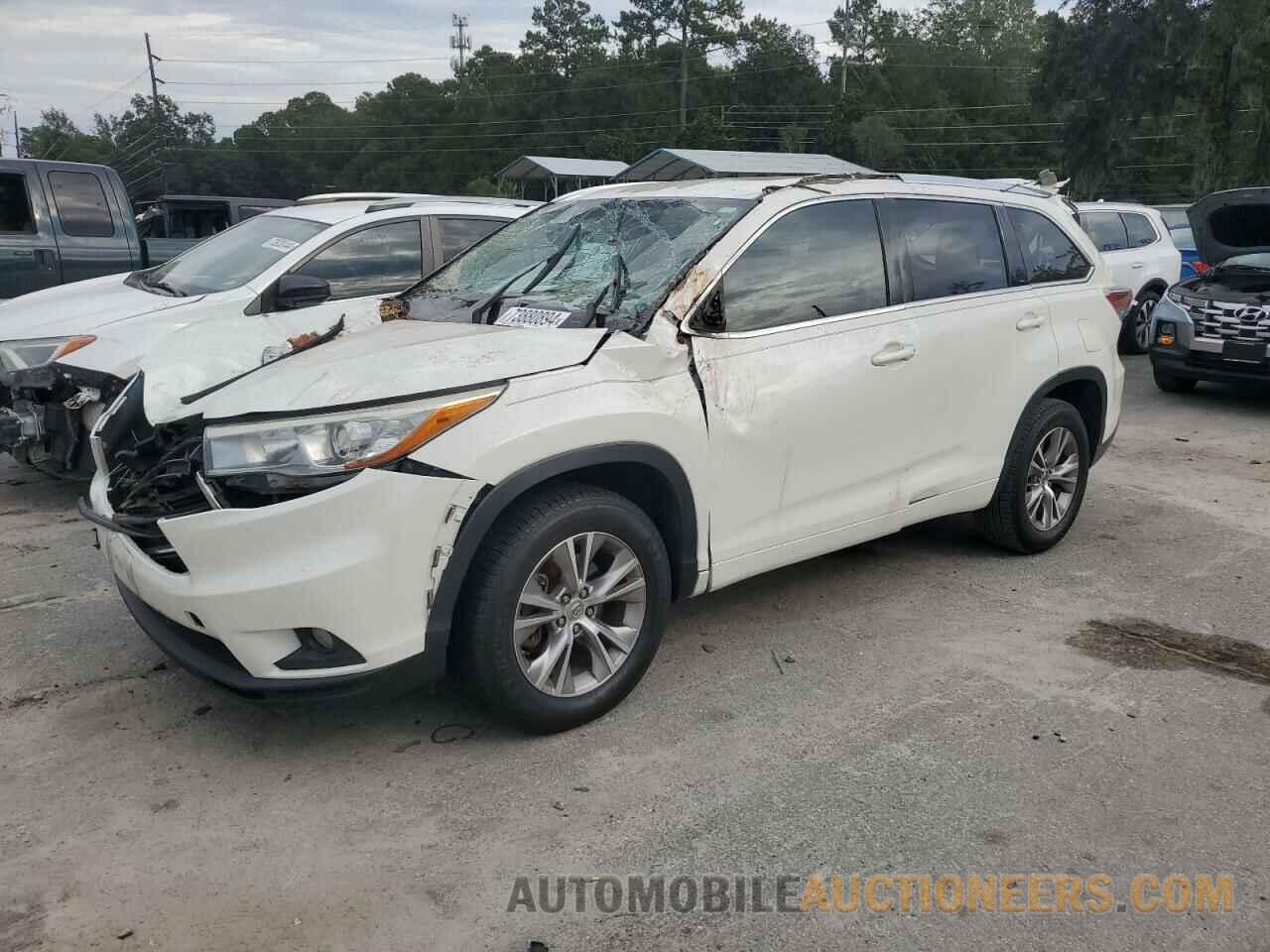 5TDKKRFHXFS109625 TOYOTA HIGHLANDER 2015