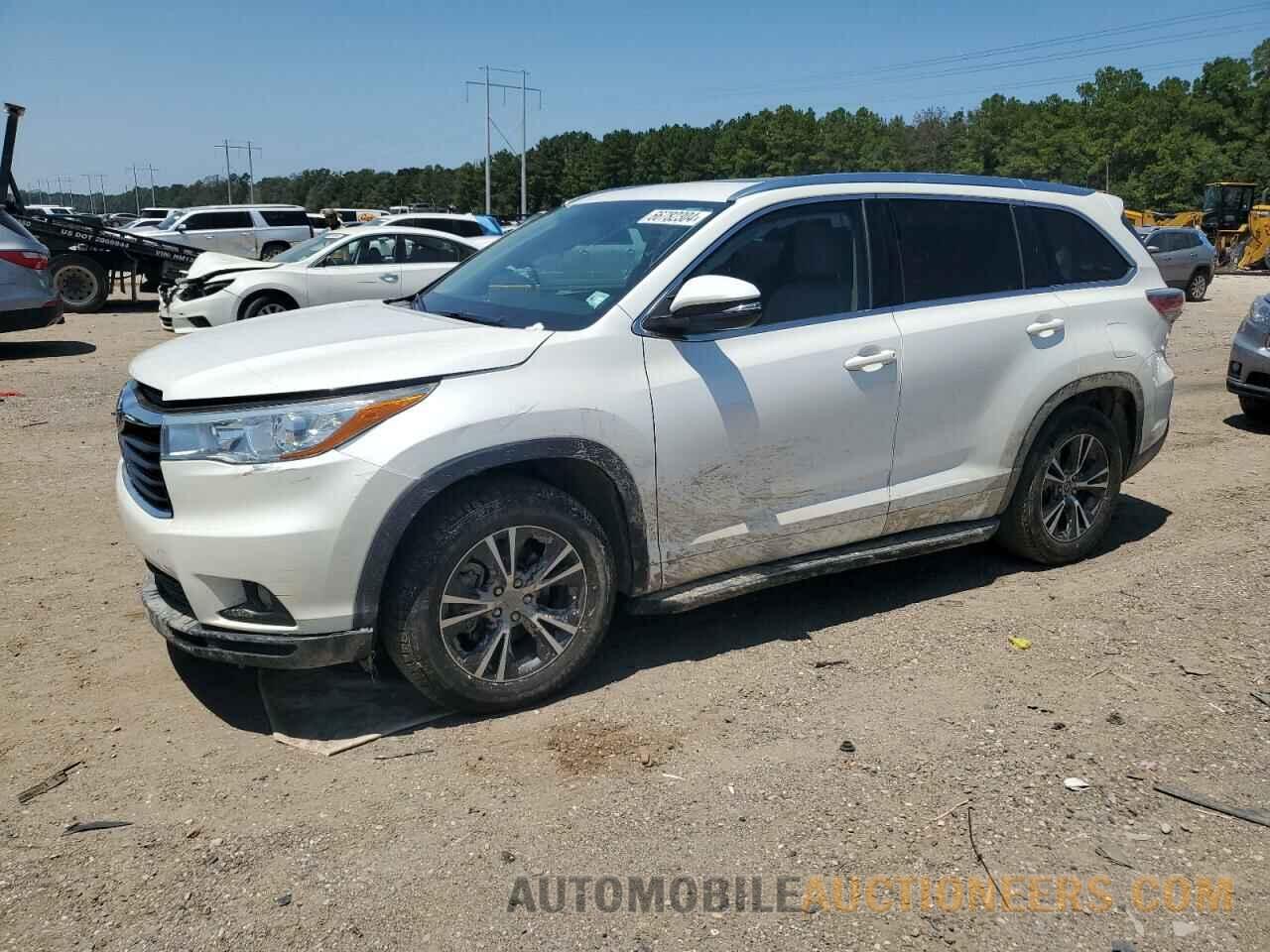 5TDKKRFHXGS133103 TOYOTA HIGHLANDER 2016