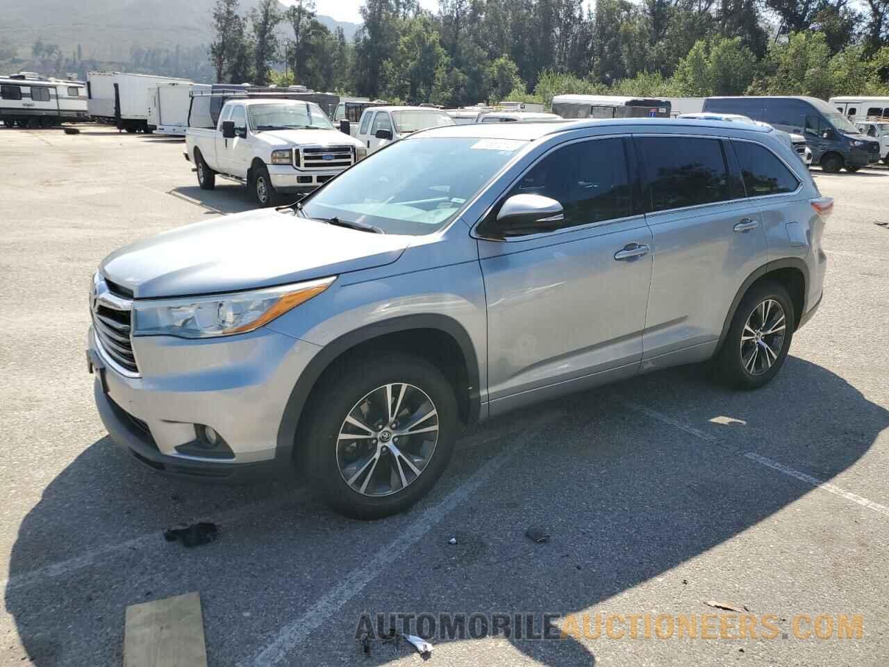 5TDKKRFHXGS134851 TOYOTA HIGHLANDER 2016