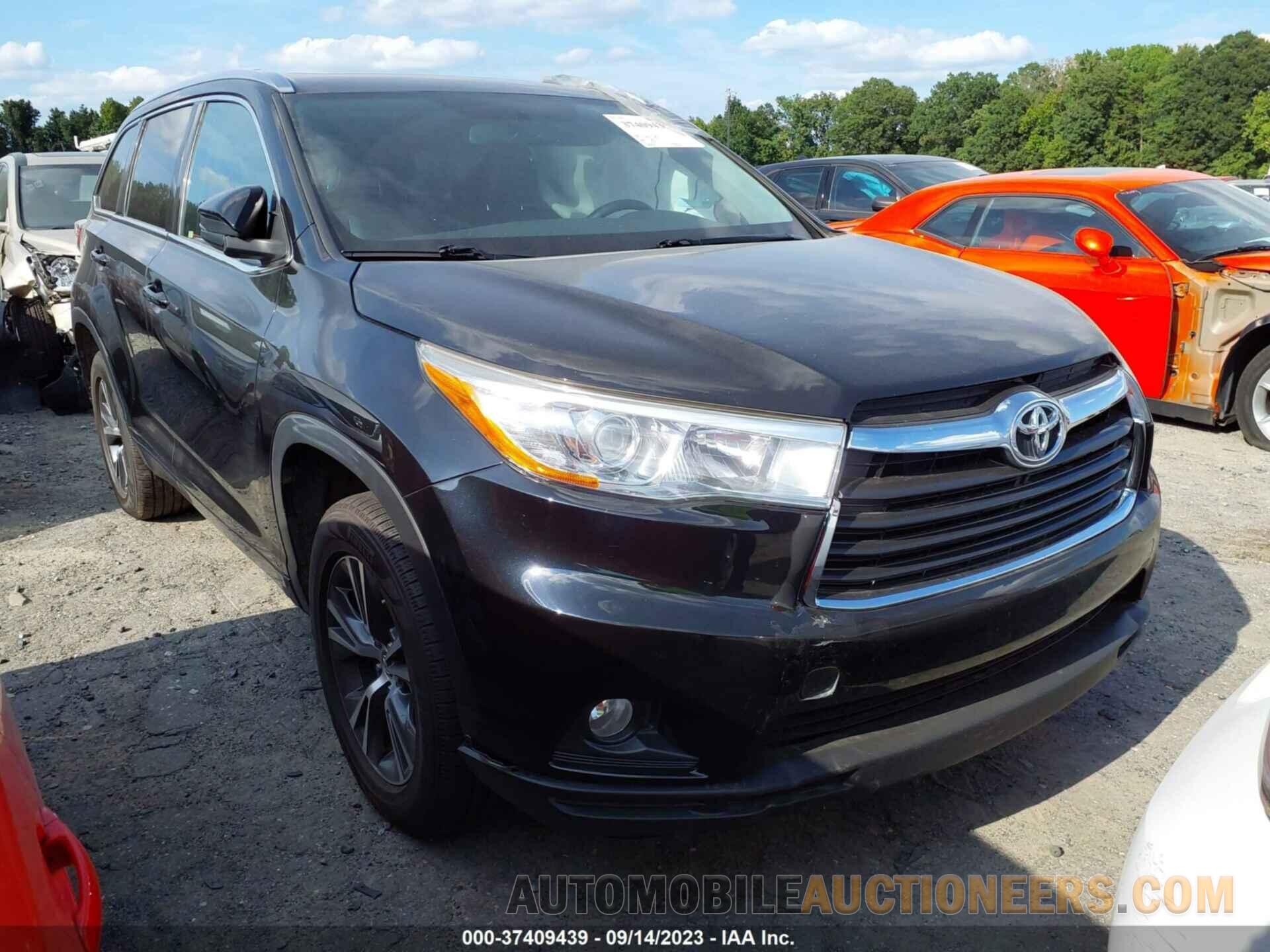 5TDKKRFHXGS151343 TOYOTA HIGHLANDER 2016