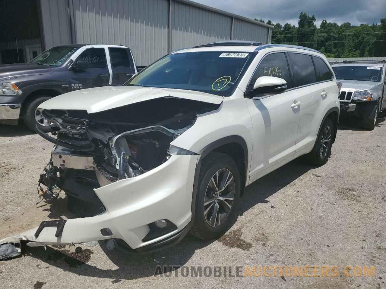 5TDKKRFHXGS186075 TOYOTA HIGHLANDER 2016