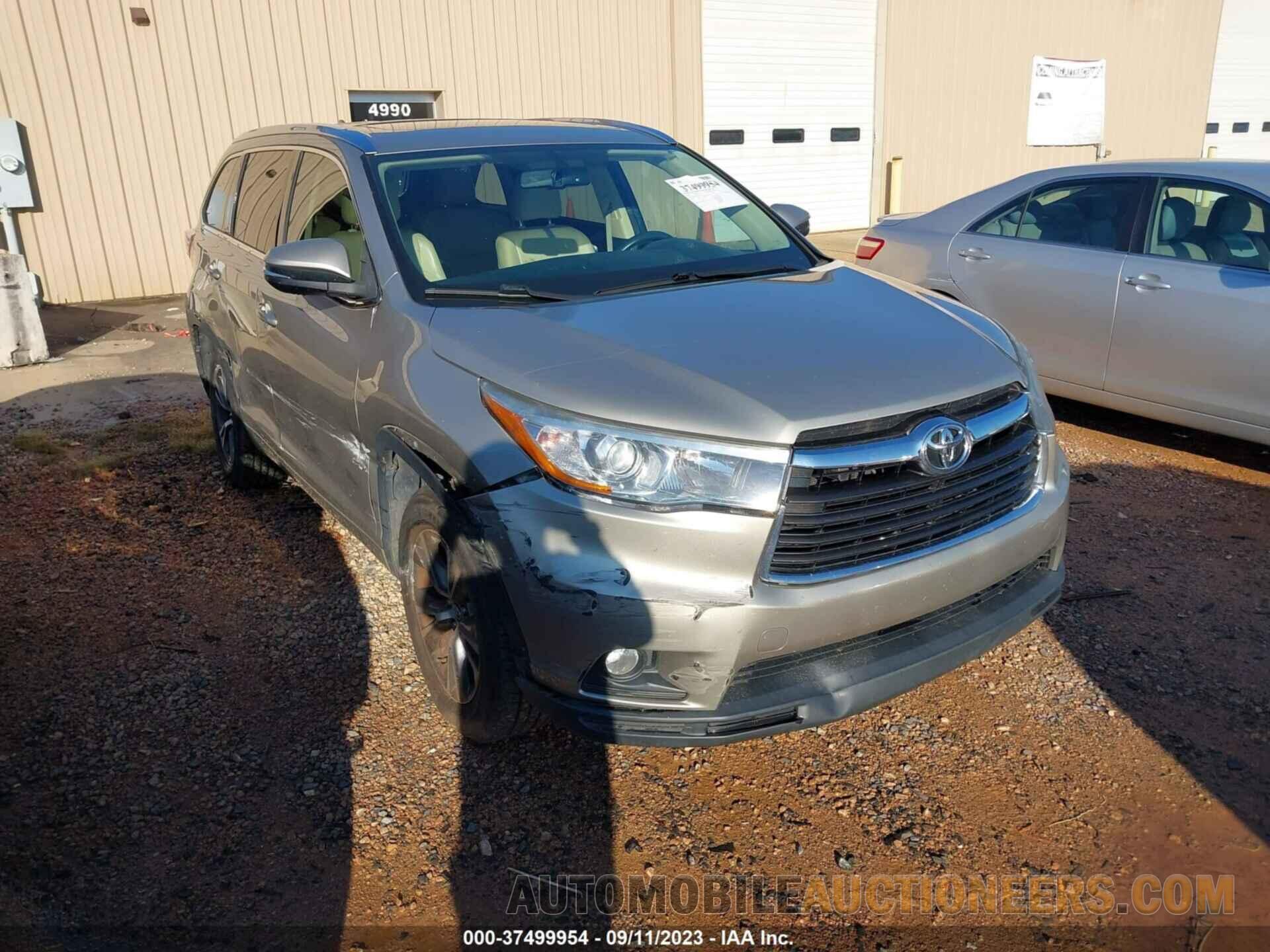 5TDKKRFHXGS502445 TOYOTA HIGHLANDER 2016