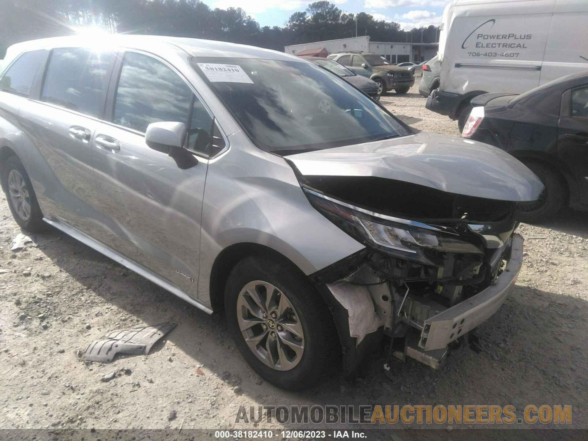 5TDKRKEC0MS017736 TOYOTA SIENNA 2021