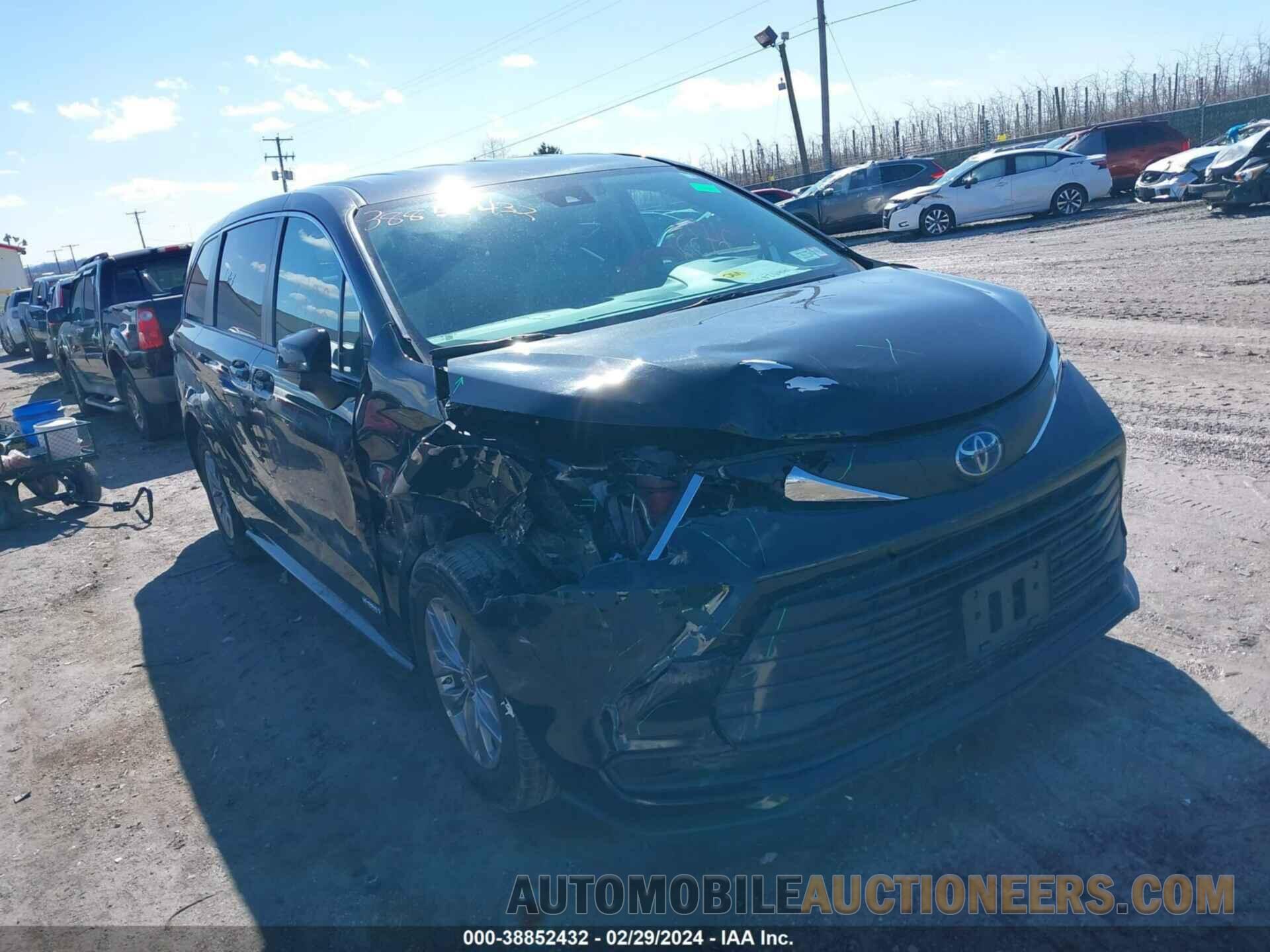 5TDKRKEC0MS043964 TOYOTA SIENNA 2021