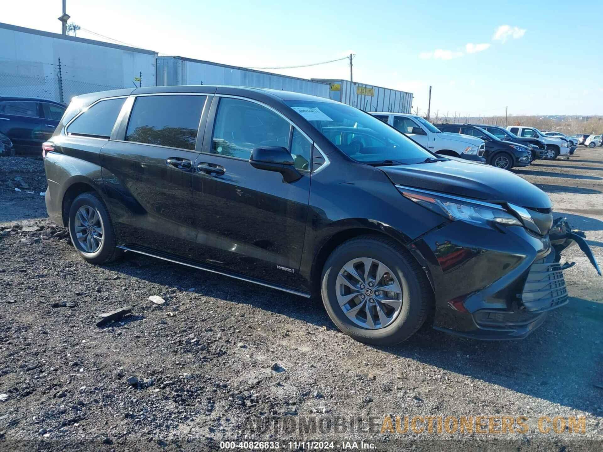 5TDKRKEC0MS048212 TOYOTA SIENNA 2021