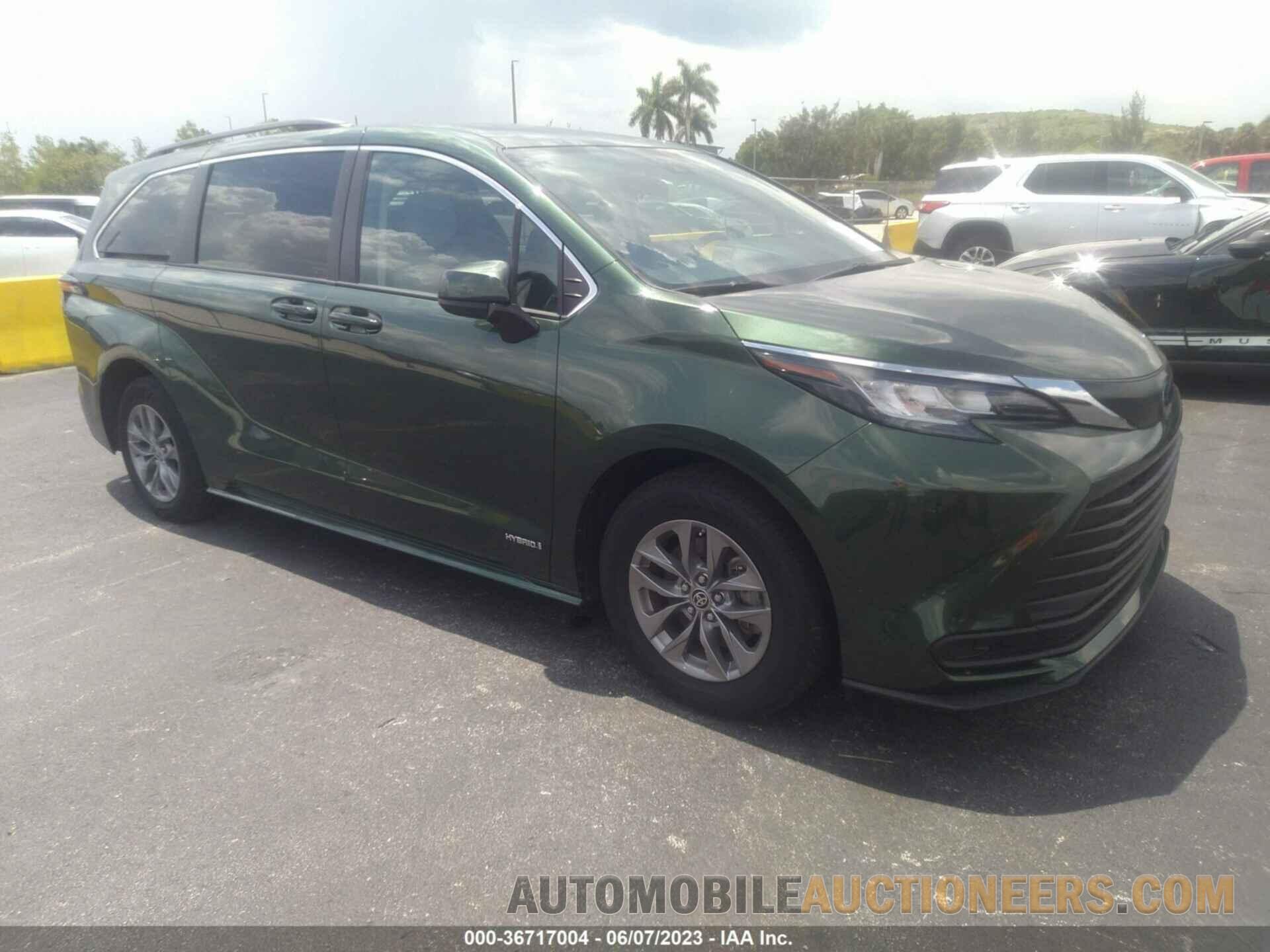 5TDKRKEC0MS064684 TOYOTA SIENNA 2021