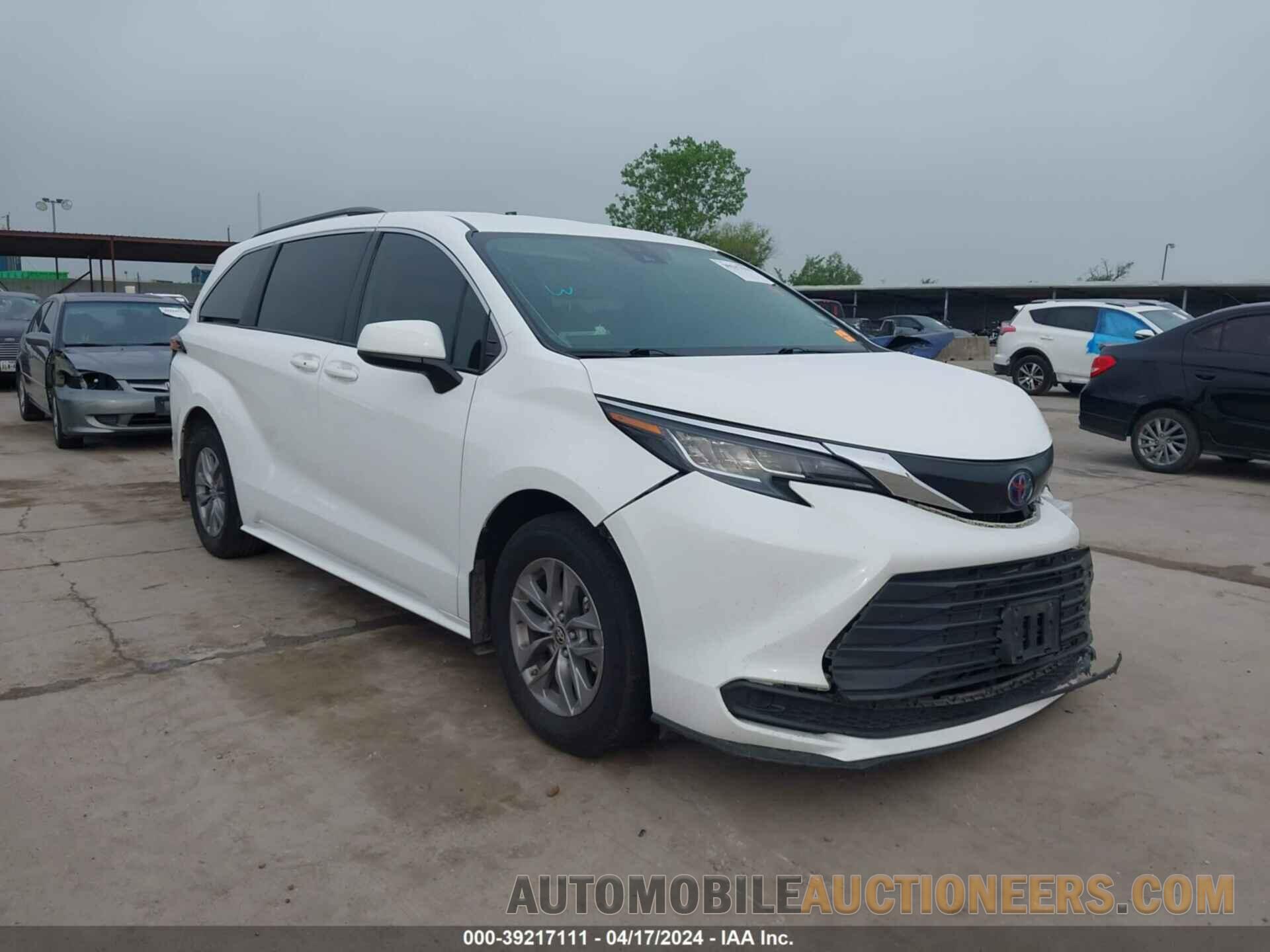 5TDKRKEC0NS108622 TOYOTA SIENNA 2022