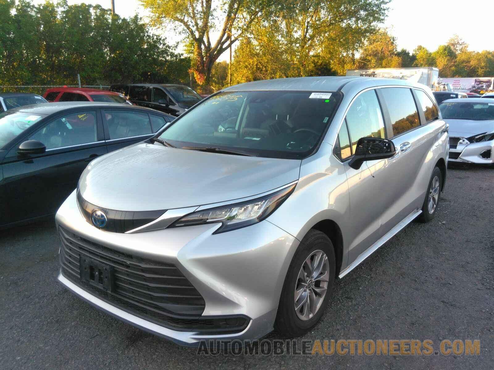 5TDKRKEC0NS117434 Toyota Sienna LE 2022