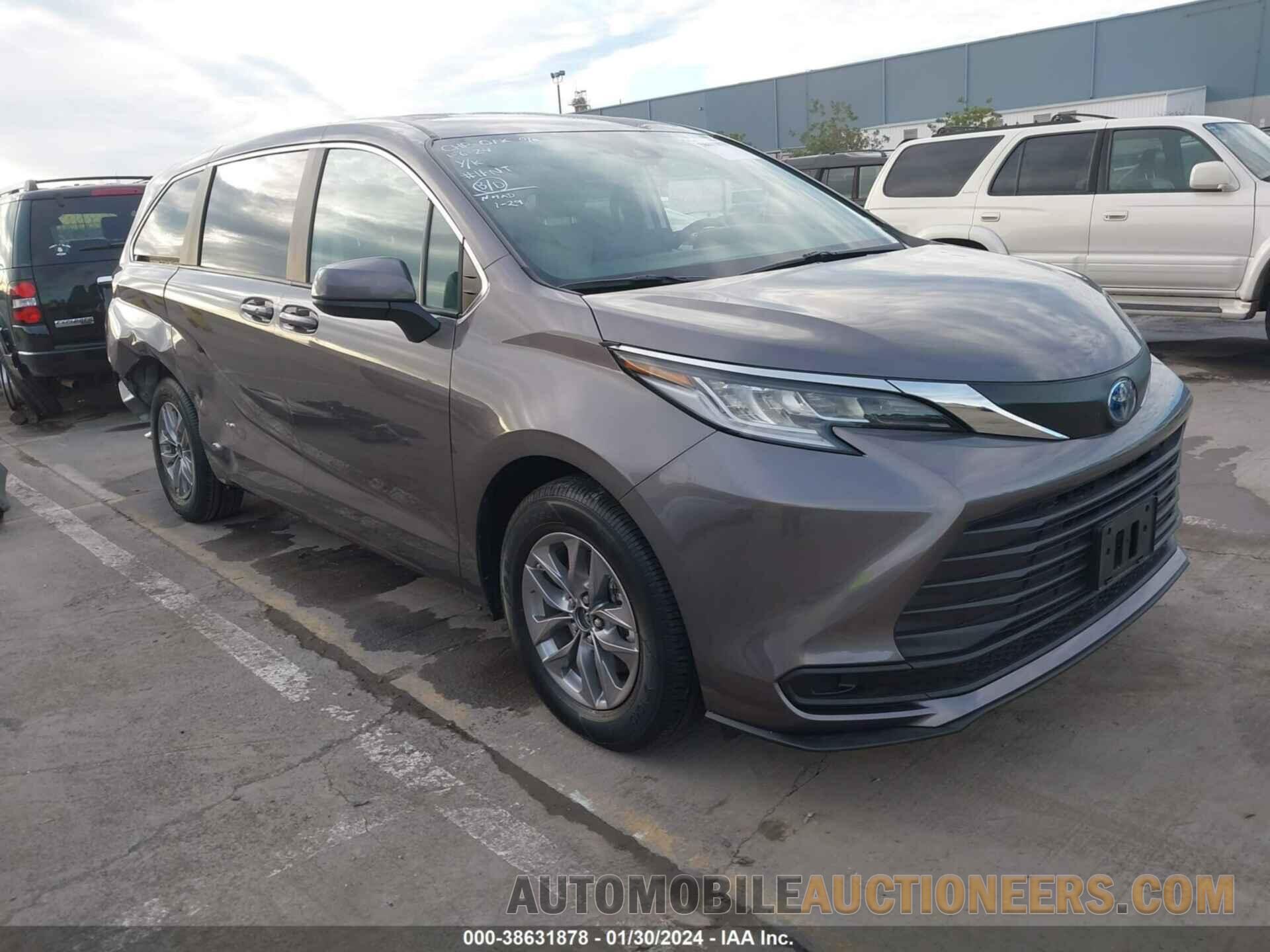 5TDKRKEC0PS147536 TOYOTA SIENNA 2023