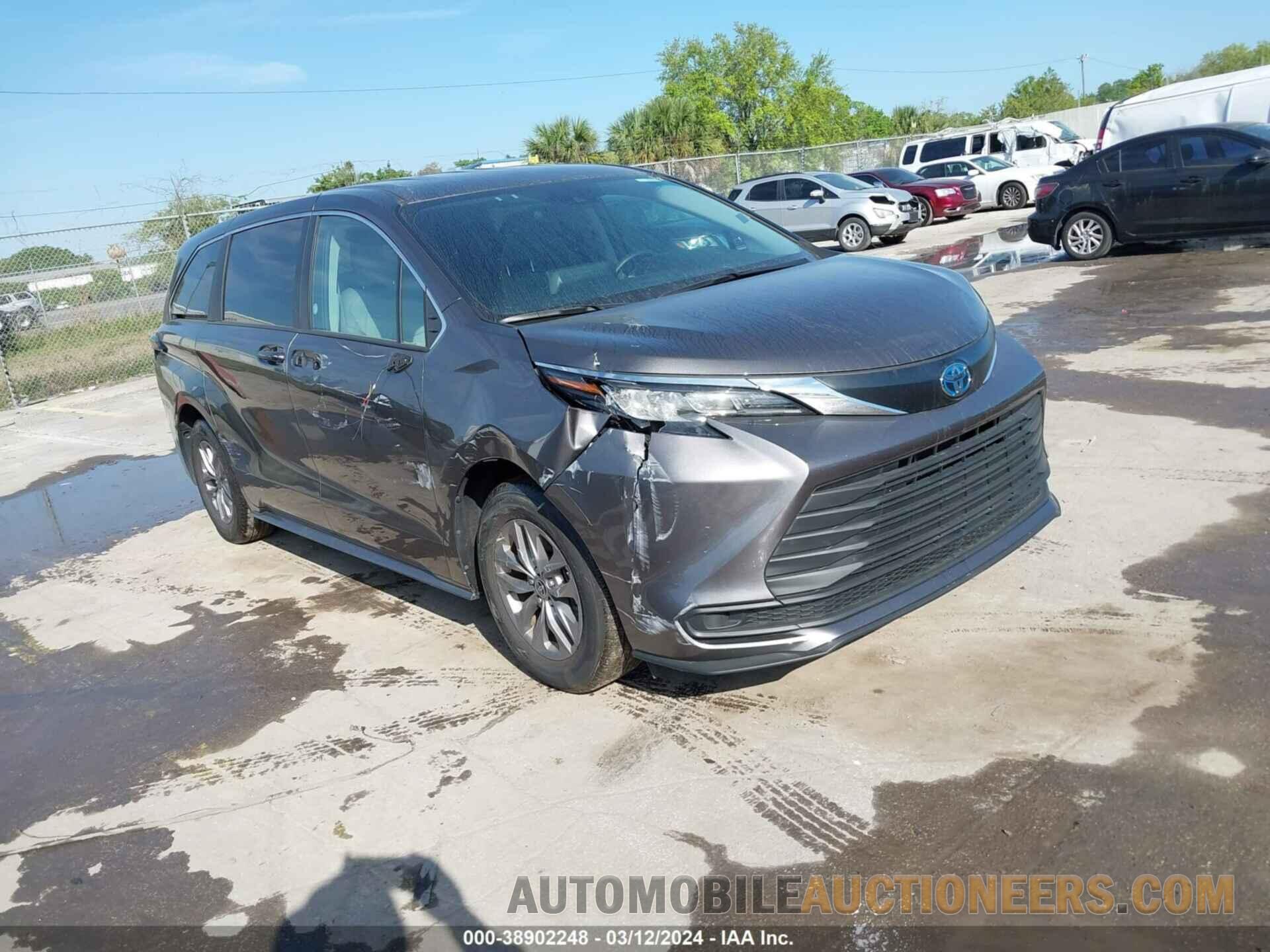 5TDKRKEC0PS165759 TOYOTA SIENNA 2023