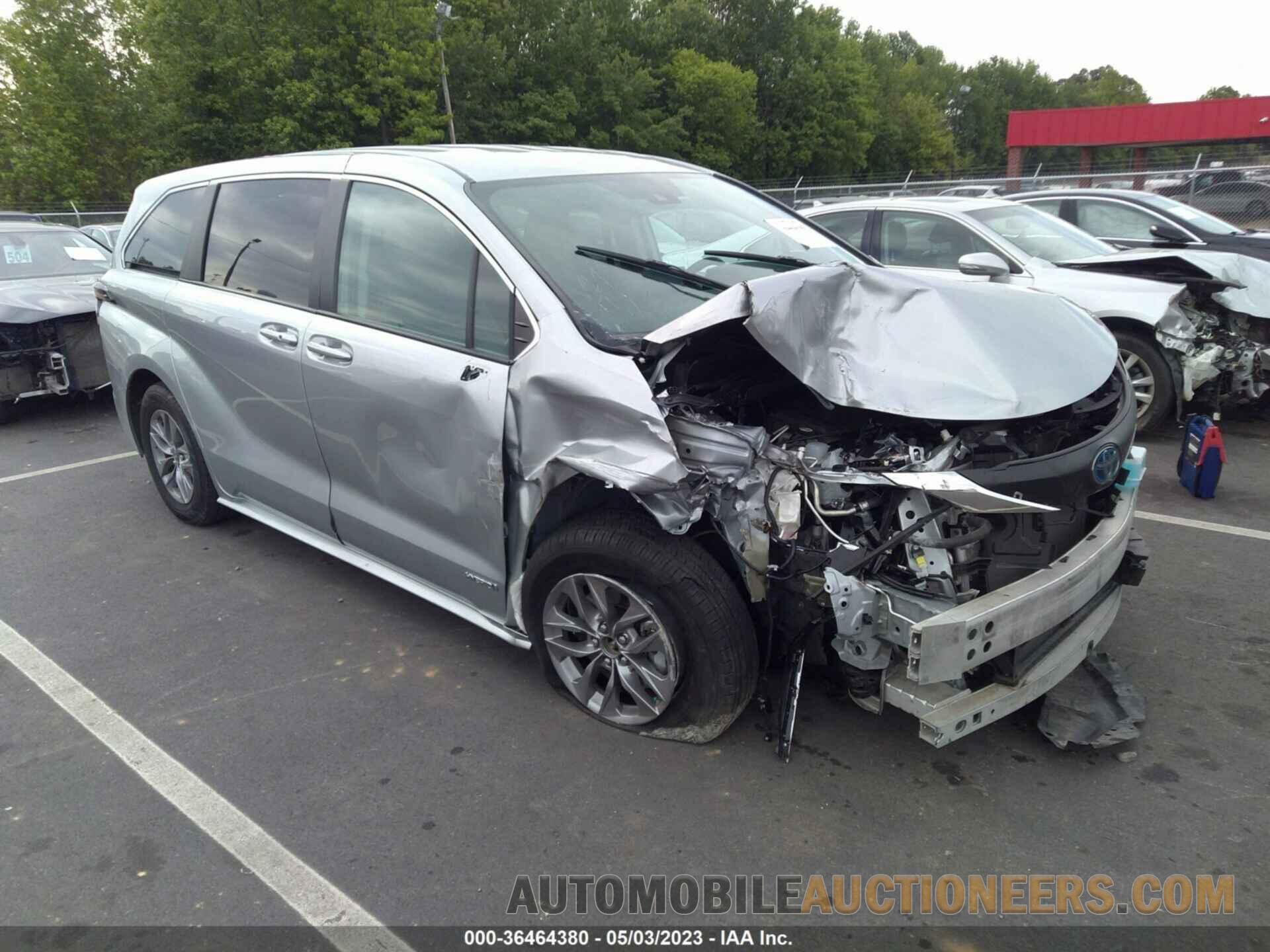 5TDKRKEC1MS016952 TOYOTA SIENNA 2021