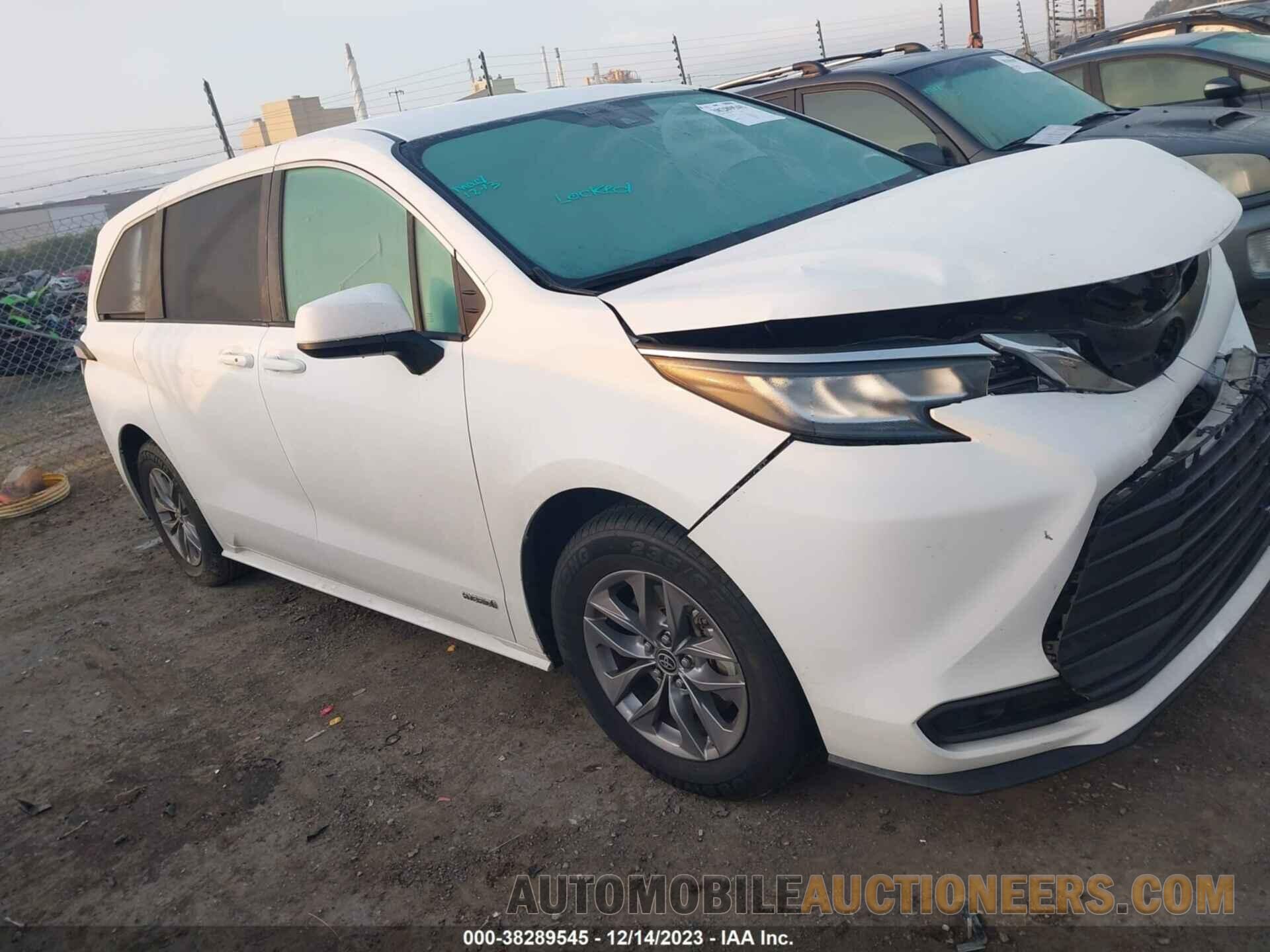 5TDKRKEC1MS028373 TOYOTA SIENNA 2021