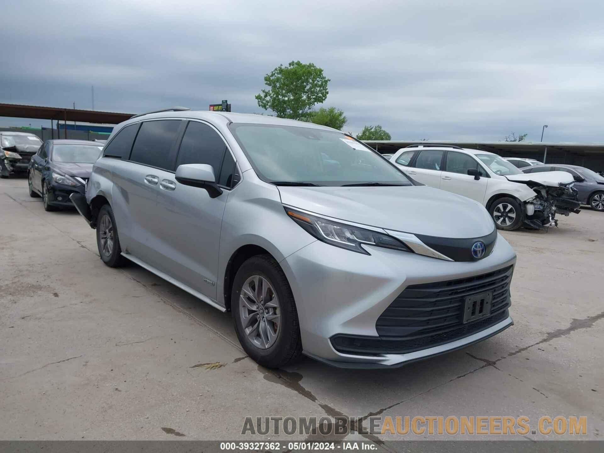 5TDKRKEC1MS066427 TOYOTA SIENNA 2021