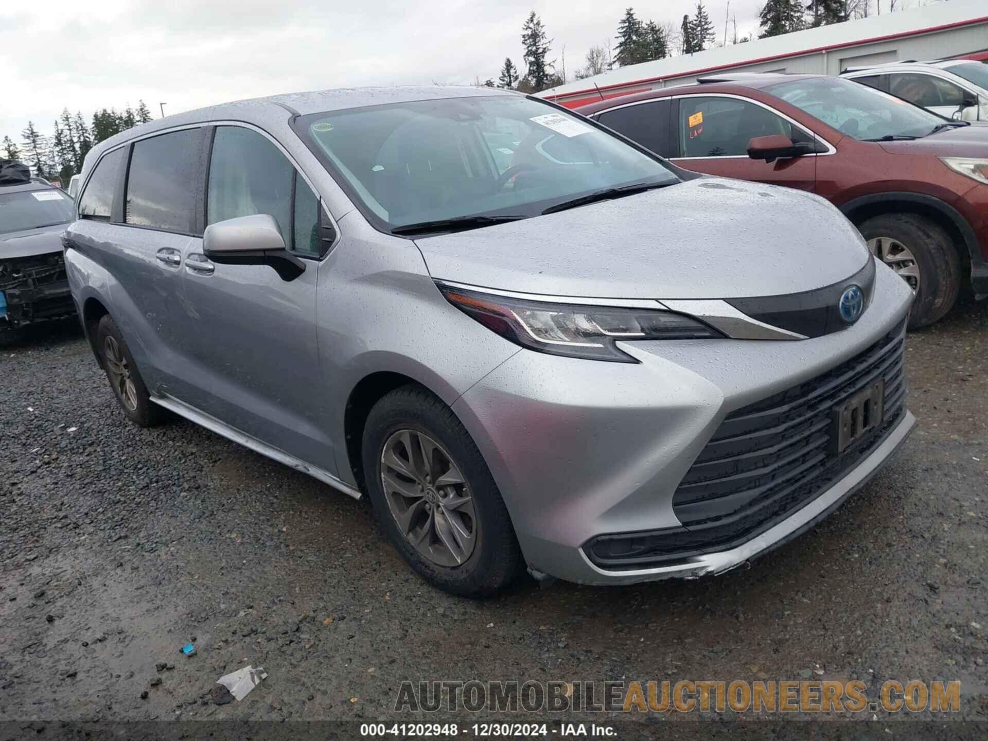 5TDKRKEC1NS097081 TOYOTA SIENNA 2022