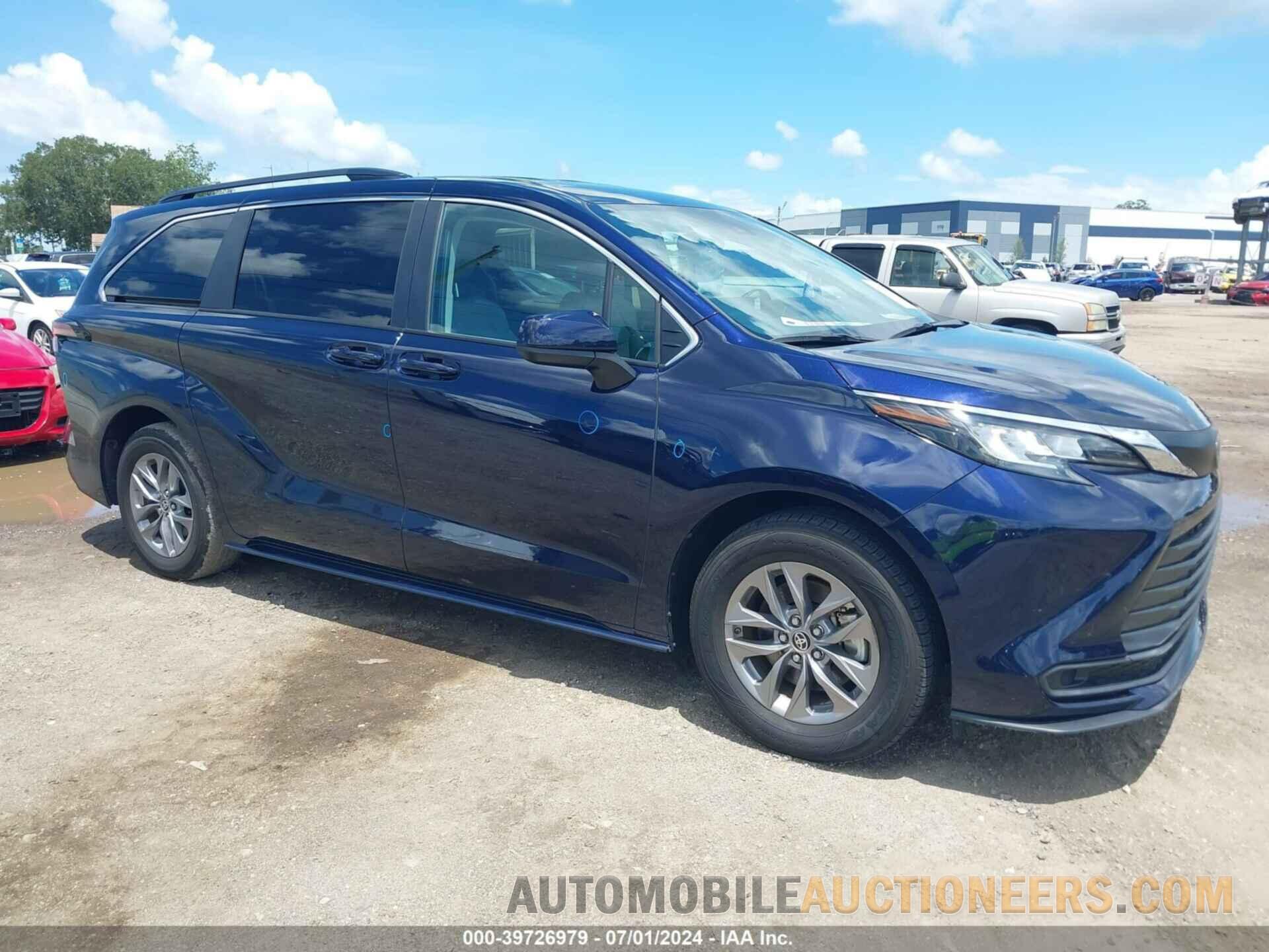 5TDKRKEC1NS114459 TOYOTA SIENNA 2022