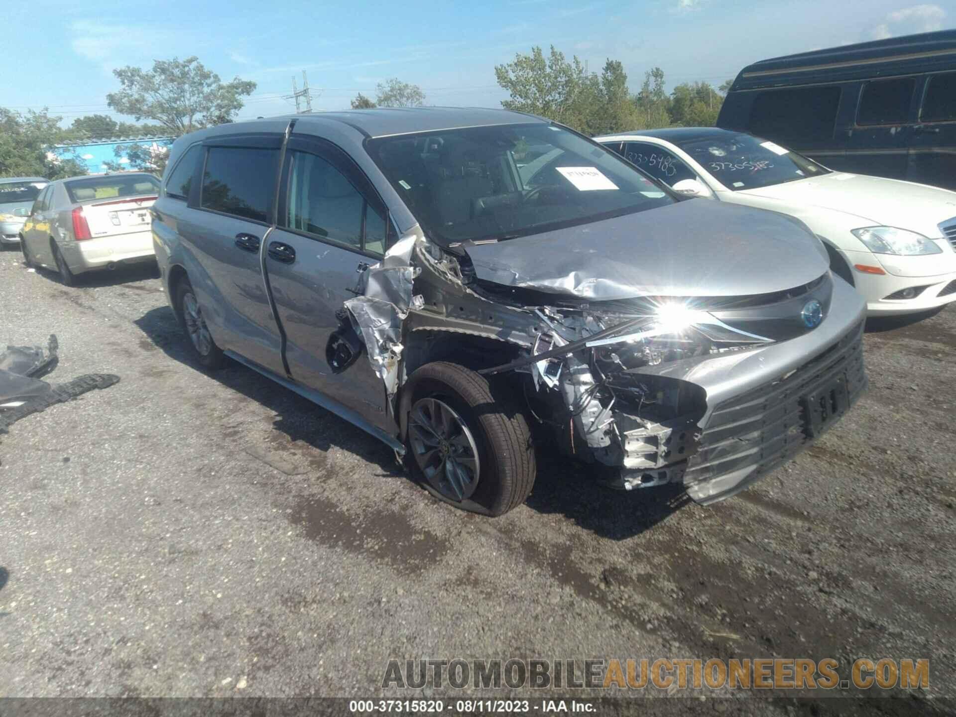 5TDKRKEC2MS045201 TOYOTA SIENNA 2021