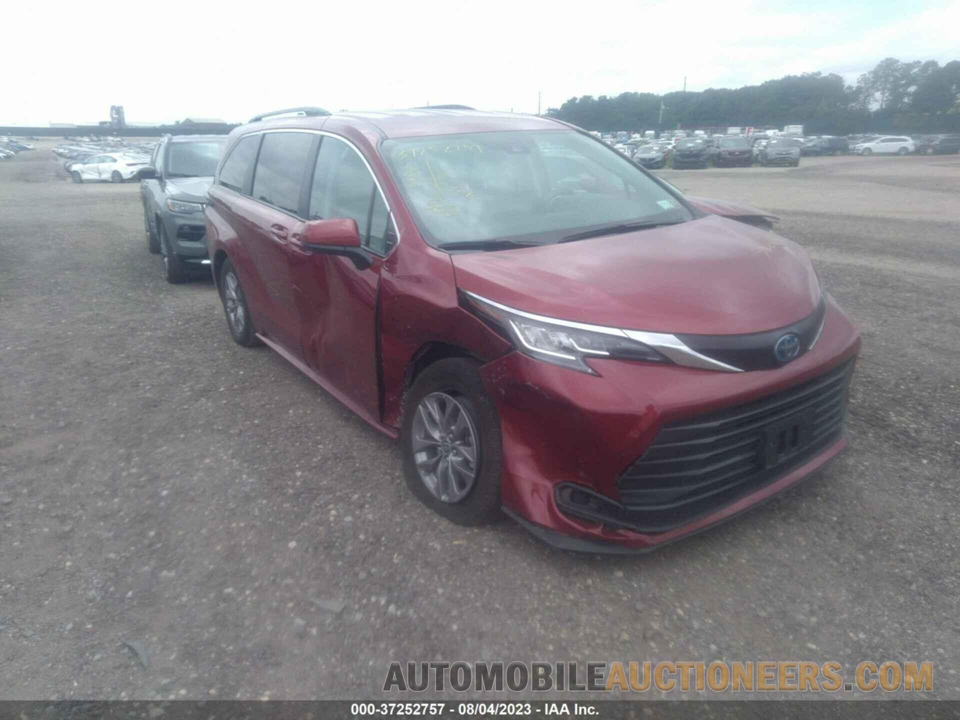 5TDKRKEC2NS107603 TOYOTA SIENNA 2022