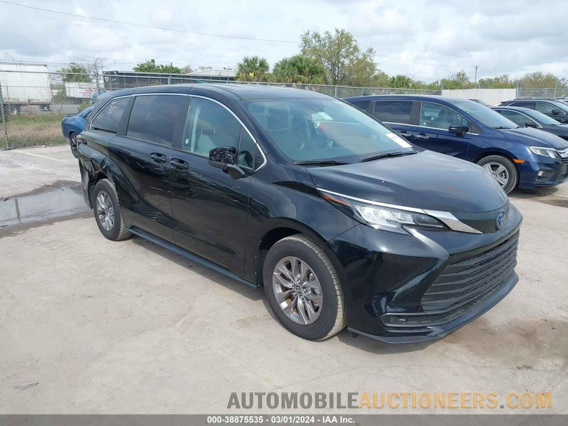 5TDKRKEC2PS167206 TOYOTA SIENNA 2023