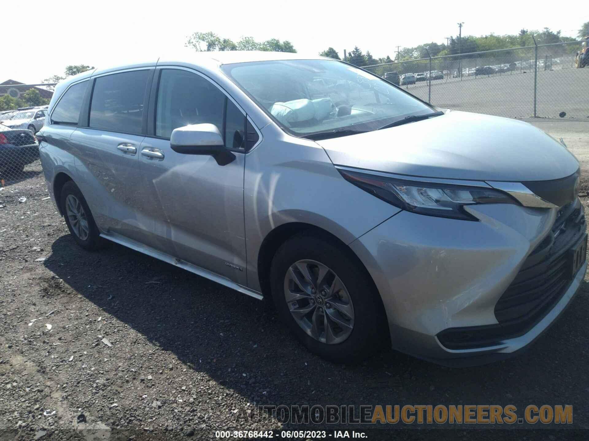 5TDKRKEC3MS013664 TOYOTA SIENNA 2021