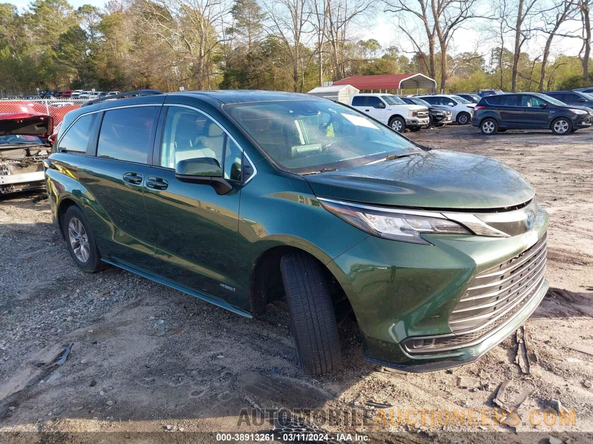 5TDKRKEC3MS013809 TOYOTA SIENNA 2021