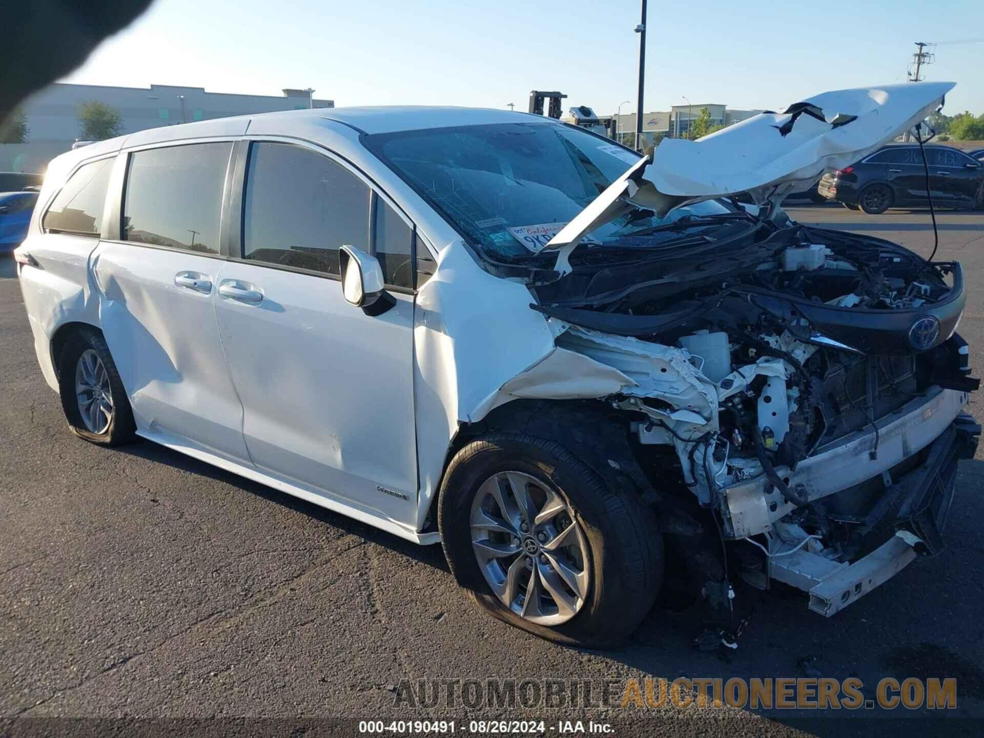 5TDKRKEC3MS015544 TOYOTA SIENNA 2021