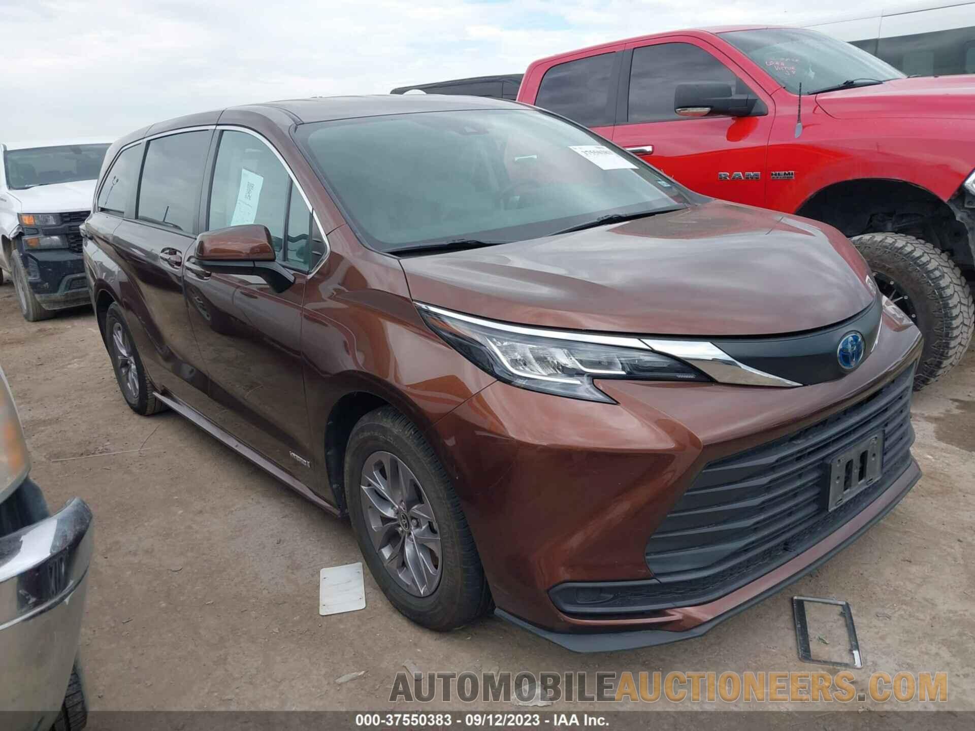 5TDKRKEC3MS036734 TOYOTA SIENNA 2021