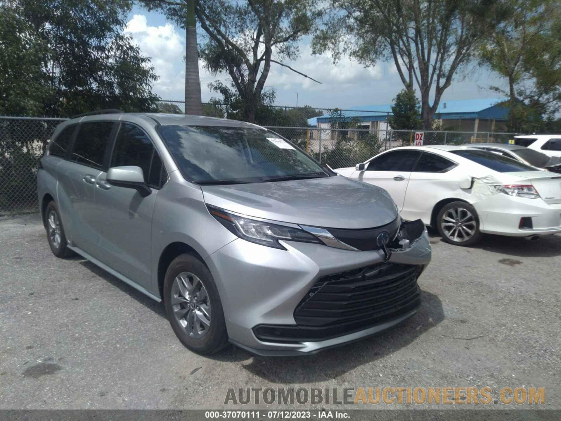 5TDKRKEC3NS080847 TOYOTA SIENNA 2022