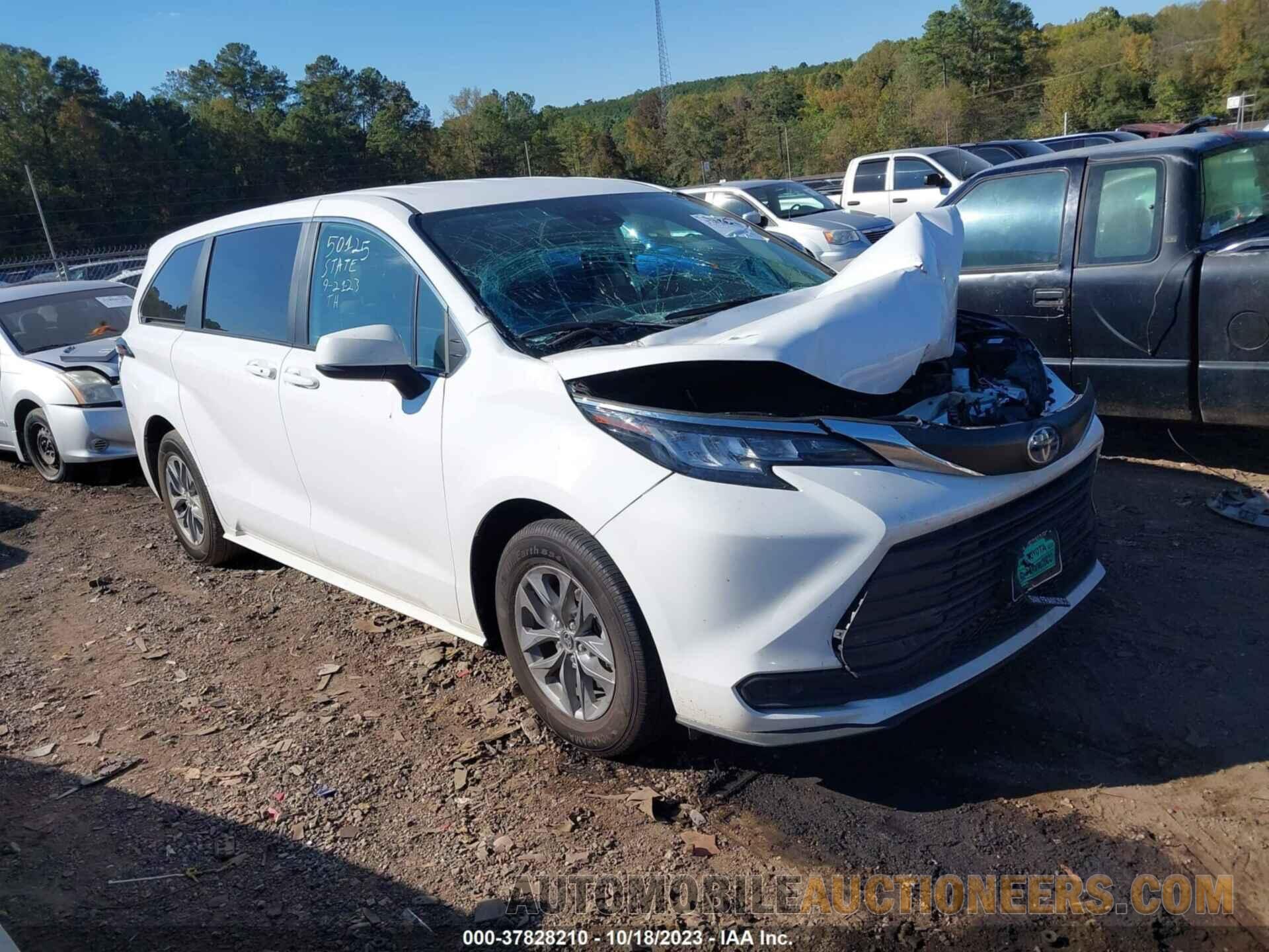 5TDKRKEC3NS121722 TOYOTA SIENNA 2022