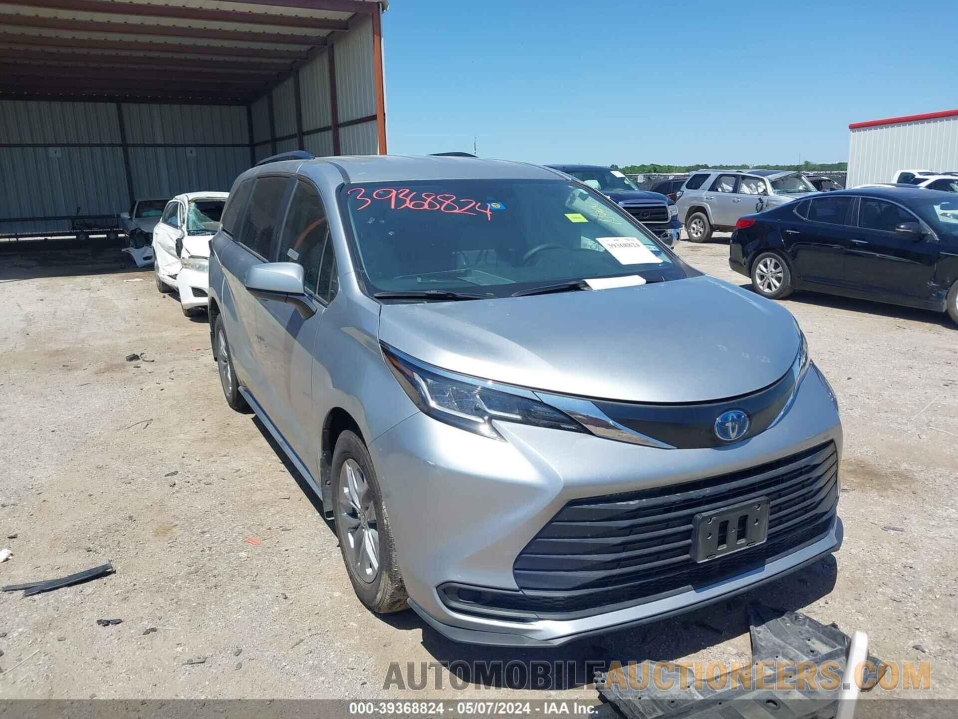 5TDKRKEC3NS129853 TOYOTA SIENNA 2022