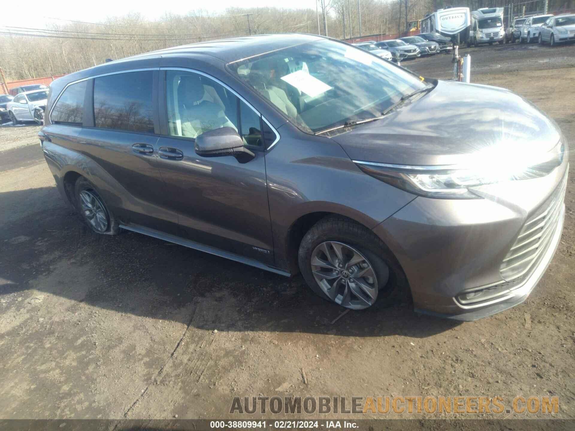 5TDKRKEC4MS004410 TOYOTA SIENNA 2021