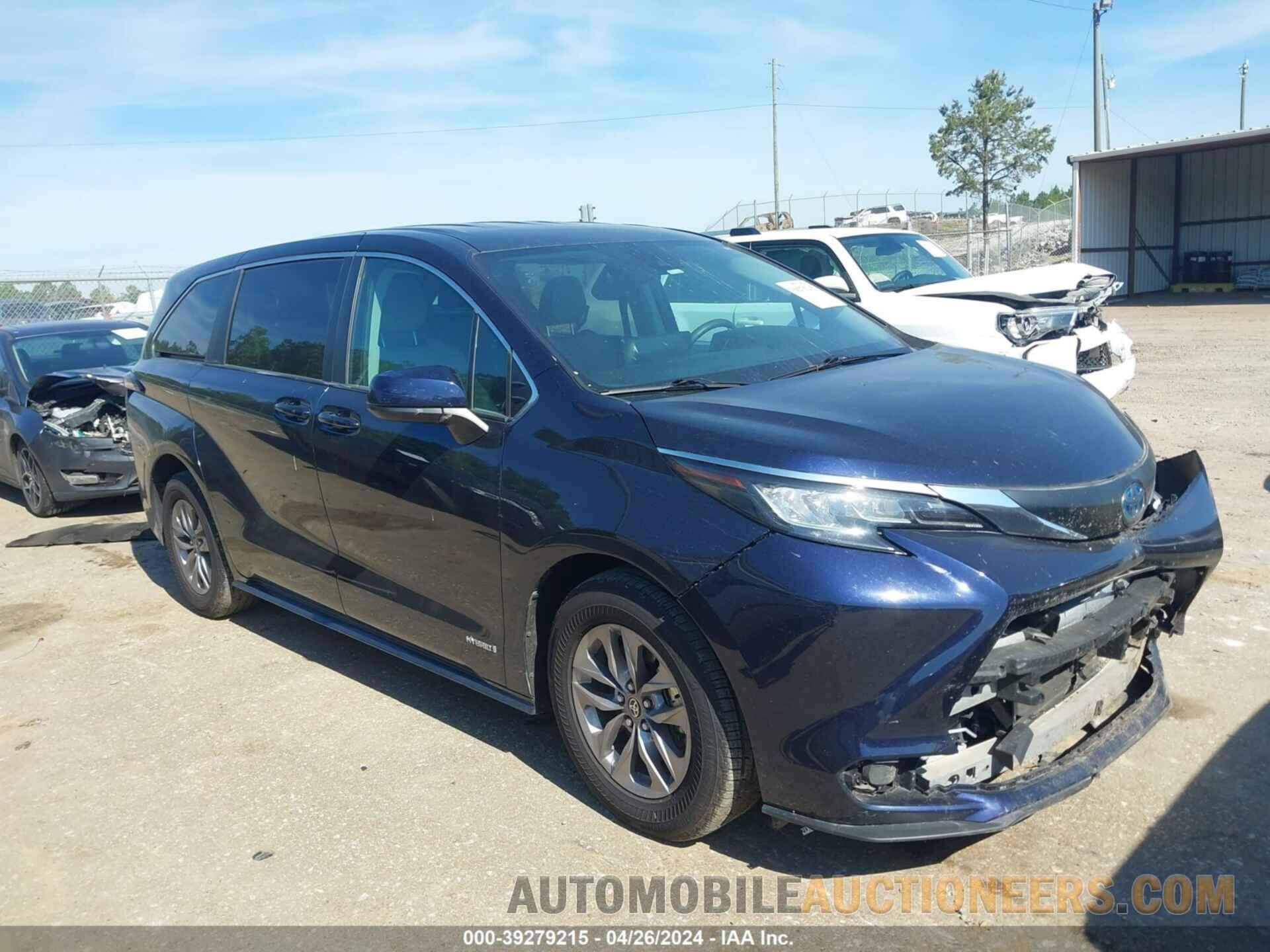 5TDKRKEC4MS008294 TOYOTA SIENNA 2021