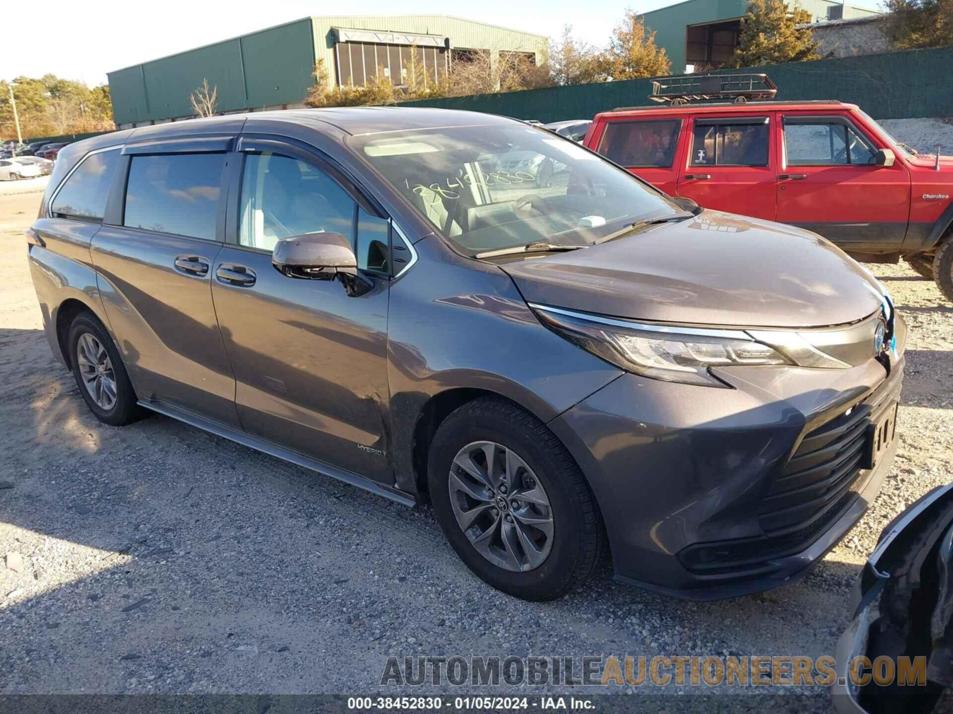 5TDKRKEC4MS021871 TOYOTA SIENNA 2021