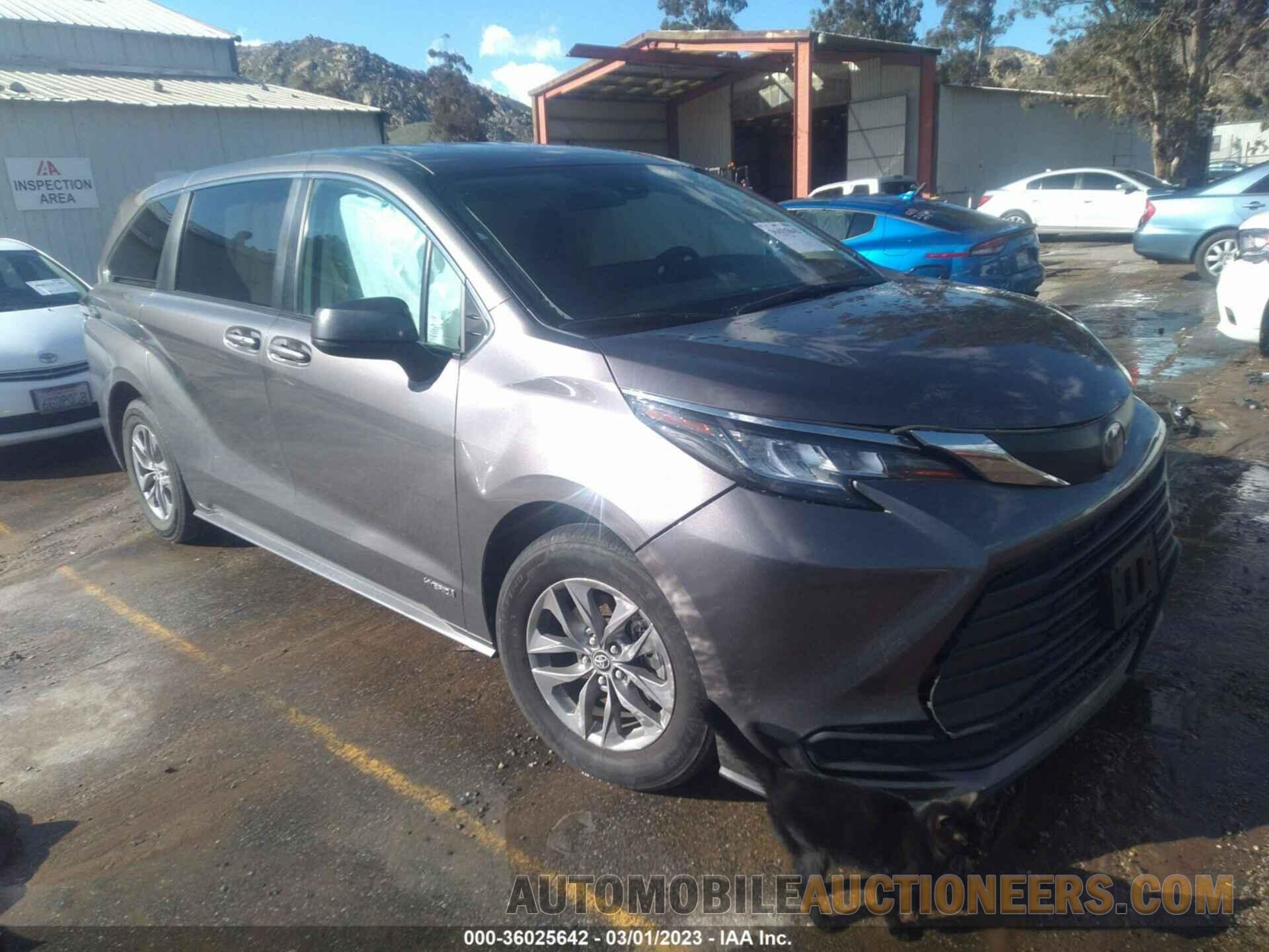 5TDKRKEC4MS028934 TOYOTA SIENNA 2021