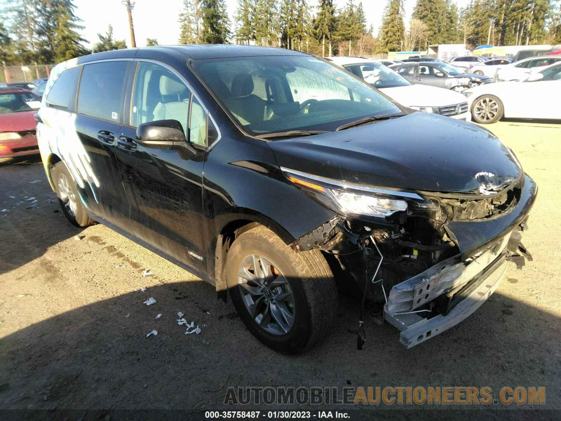 5TDKRKEC4MS036256 TOYOTA SIENNA 2021