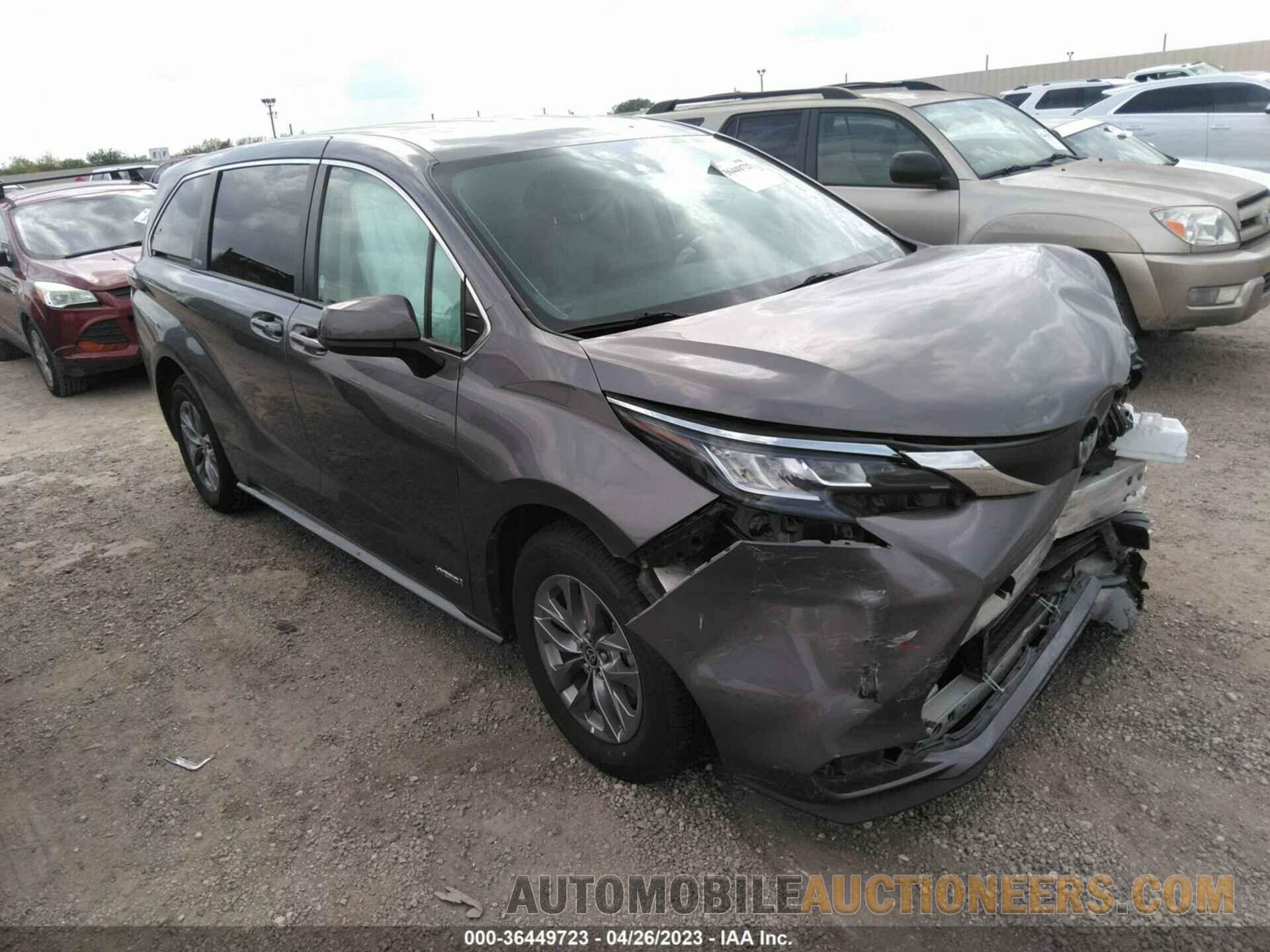 5TDKRKEC4MS044888 TOYOTA SIENNA 2021