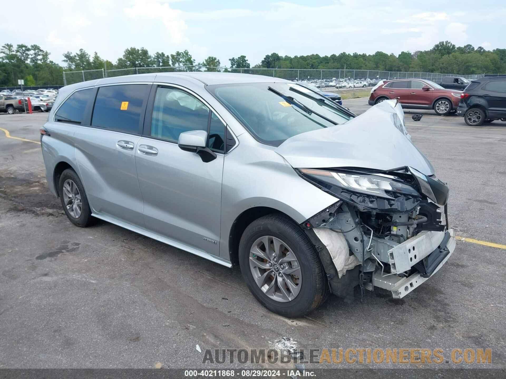 5TDKRKEC4MS047807 TOYOTA SIENNA 2021