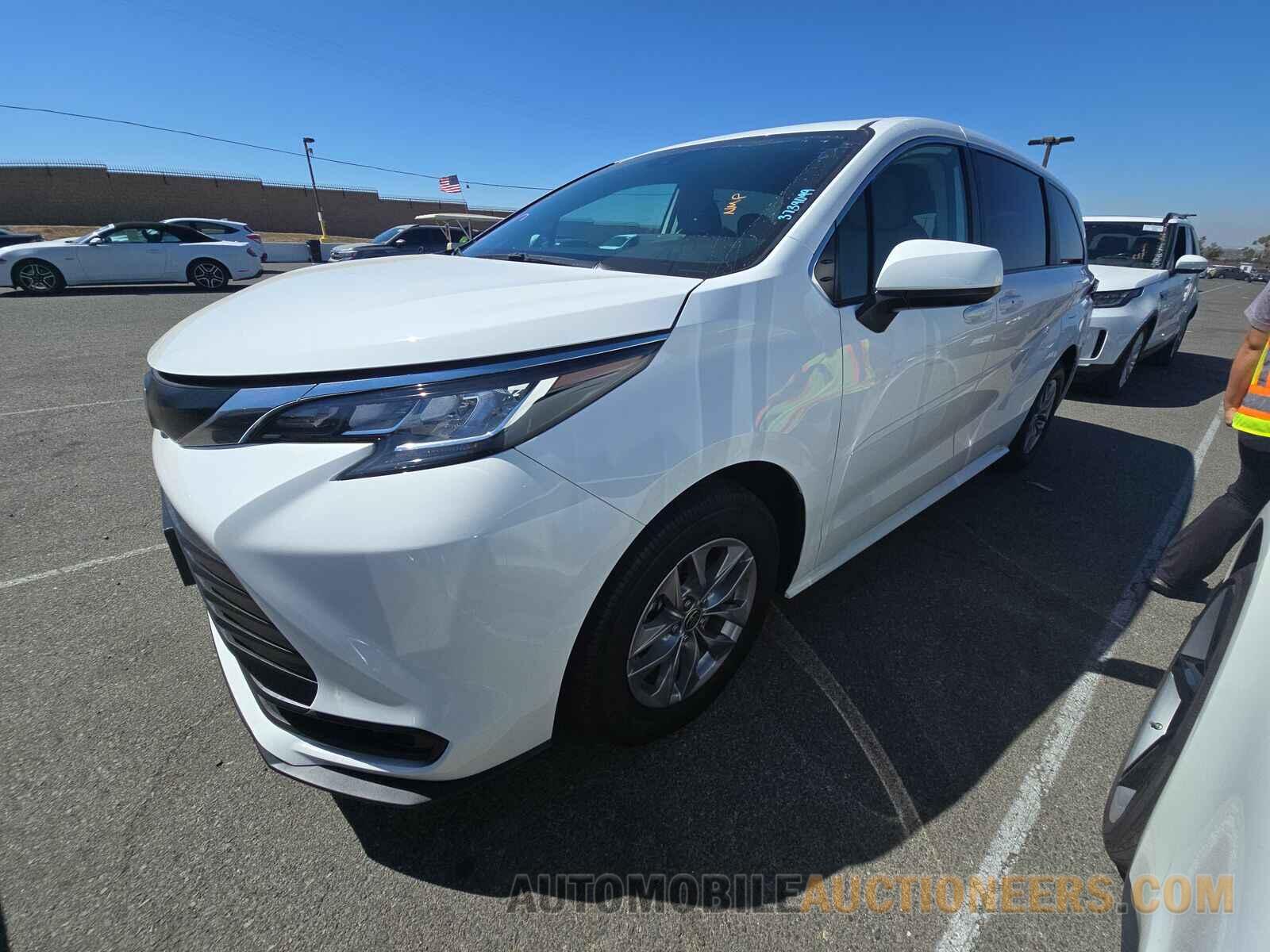 5TDKRKEC4NS099567 Toyota Sienna LE 2022