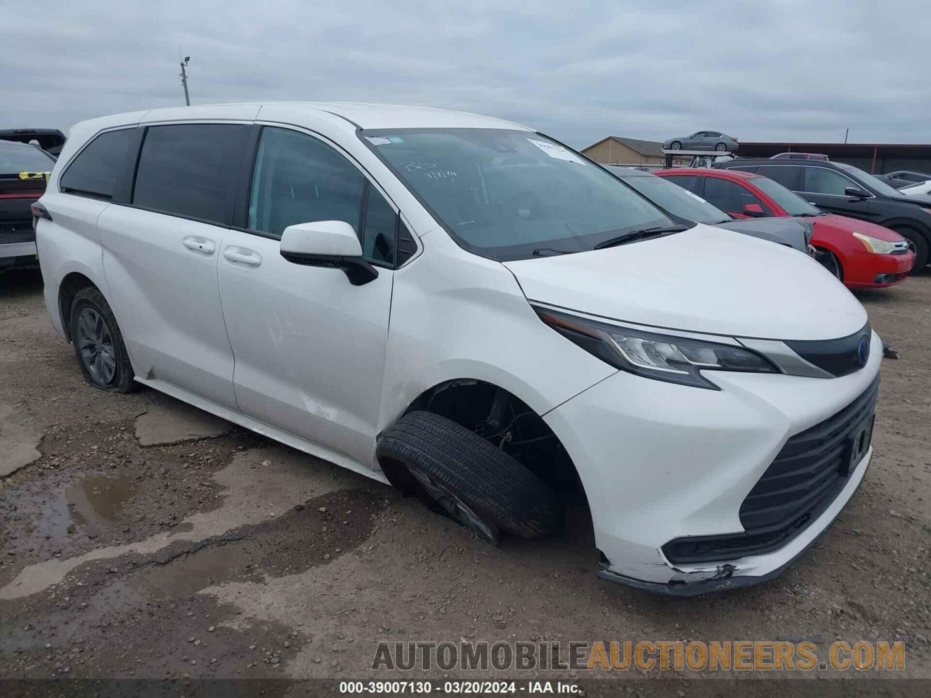 5TDKRKEC4PS161651 TOYOTA SIENNA 2023