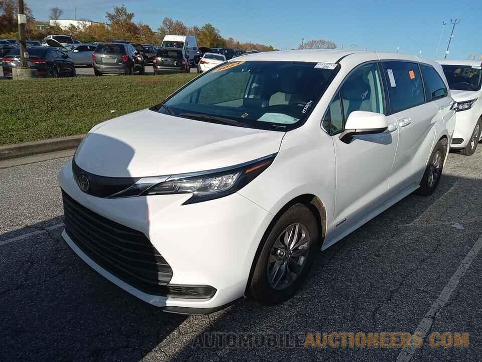 5TDKRKEC5MS014895 Toyota Sienna LE 2021