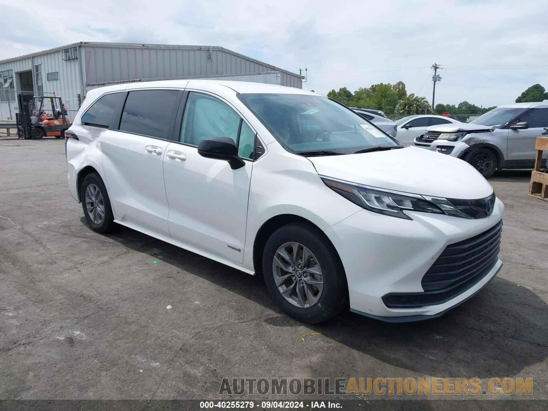 5TDKRKEC5MS026464 TOYOTA SIENNA 2021