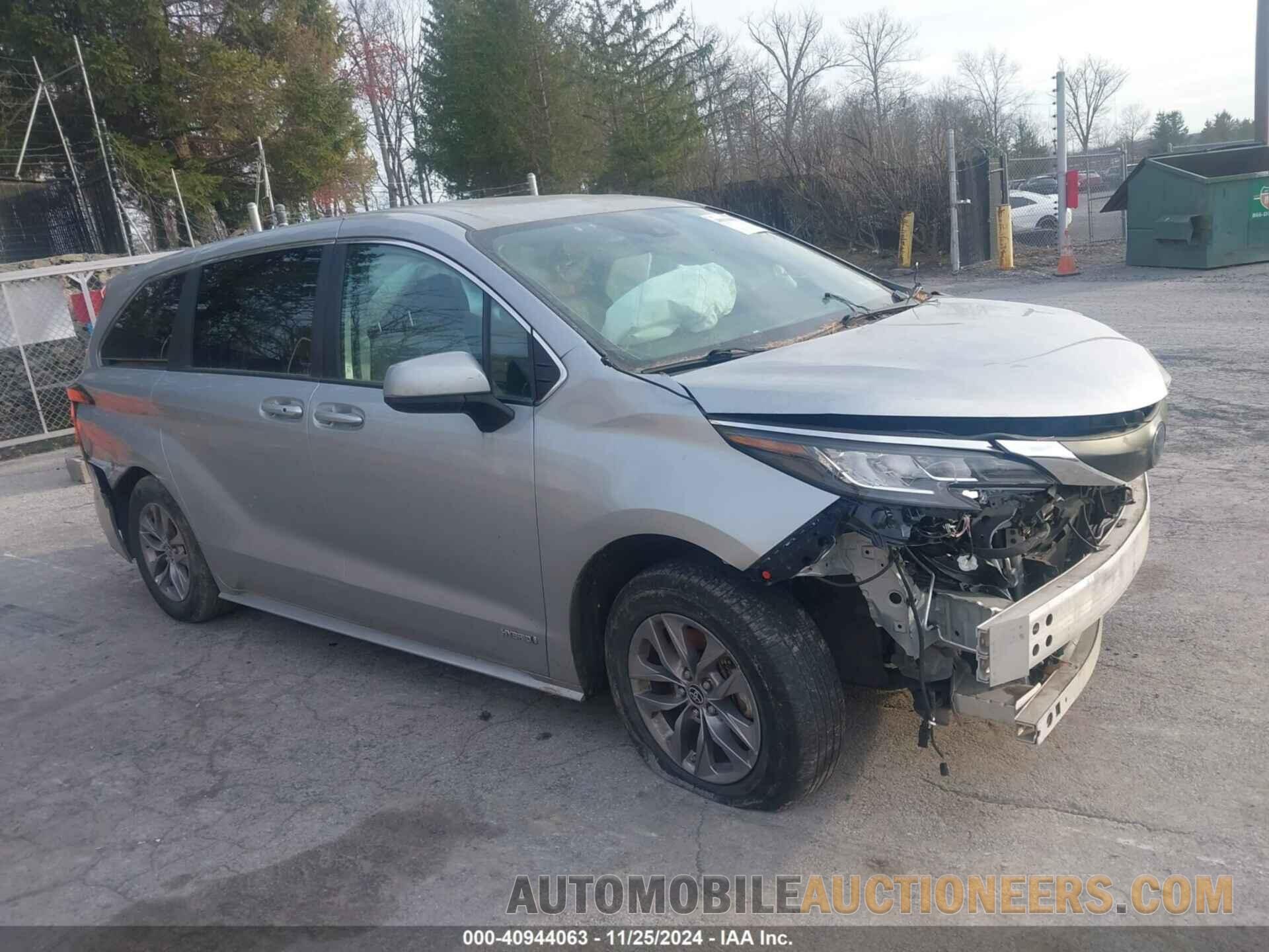 5TDKRKEC5MS031258 TOYOTA SIENNA 2021