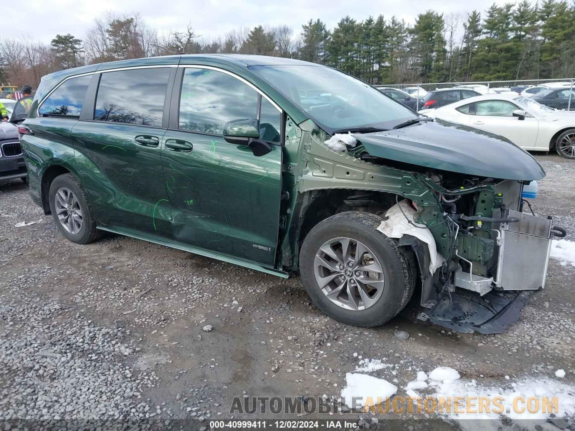 5TDKRKEC5MS034600 TOYOTA SIENNA 2021