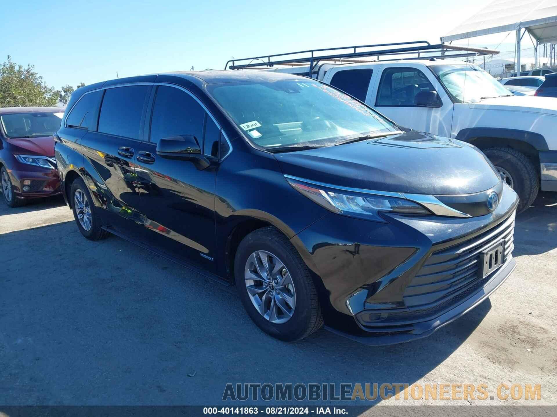 5TDKRKEC5MS043913 TOYOTA SIENNA 2021