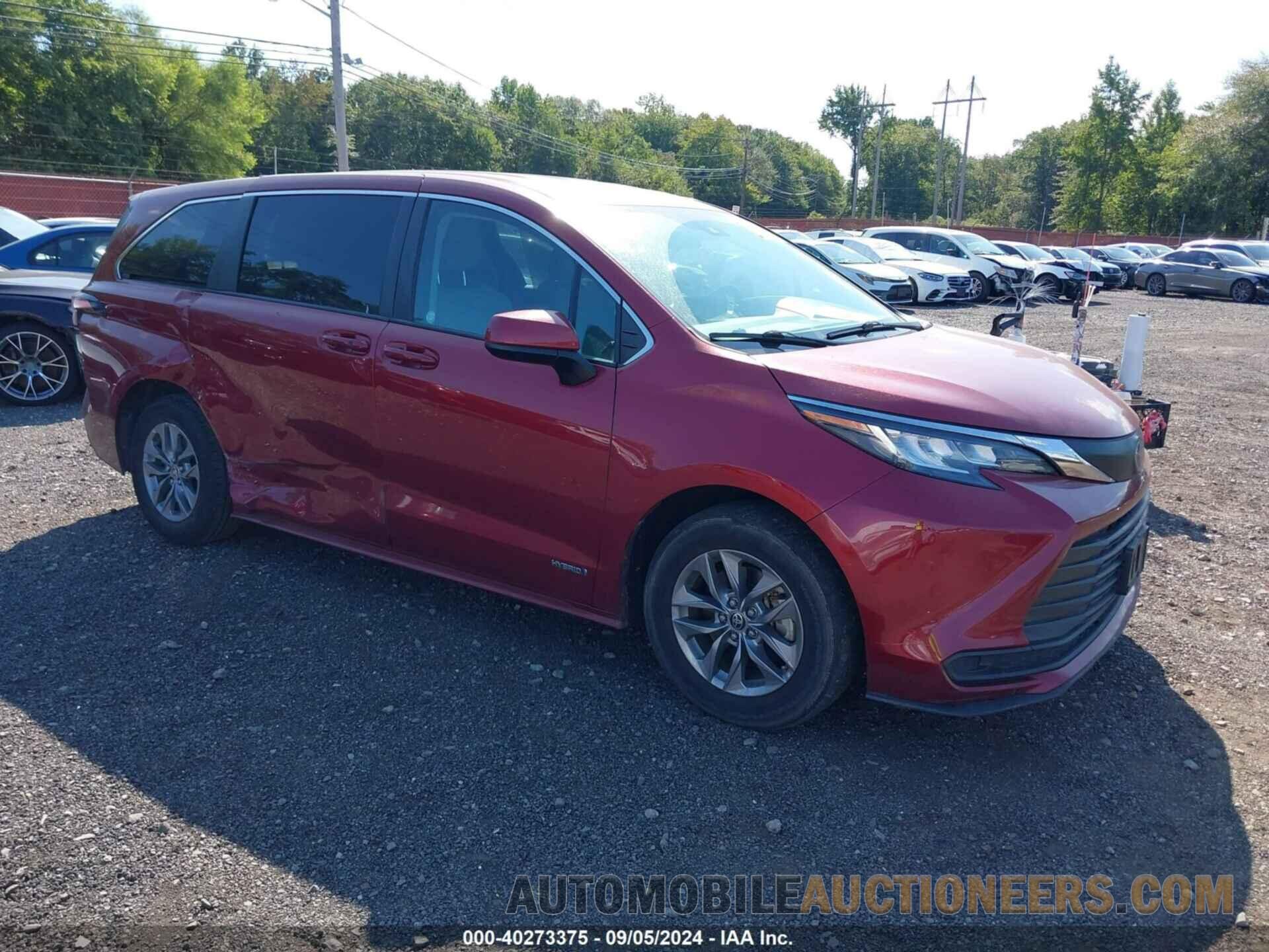 5TDKRKEC5MS045502 TOYOTA SIENNA 2021